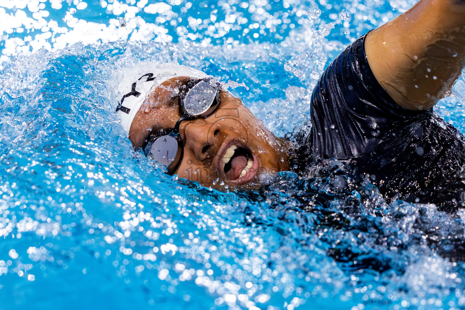 Day 2 of 20th Inter-school Swimming Competition 2024 held in Hulhumale', Maldives on Sunday, 13th October 2024. Photos: Nausham Waheed / images.mv