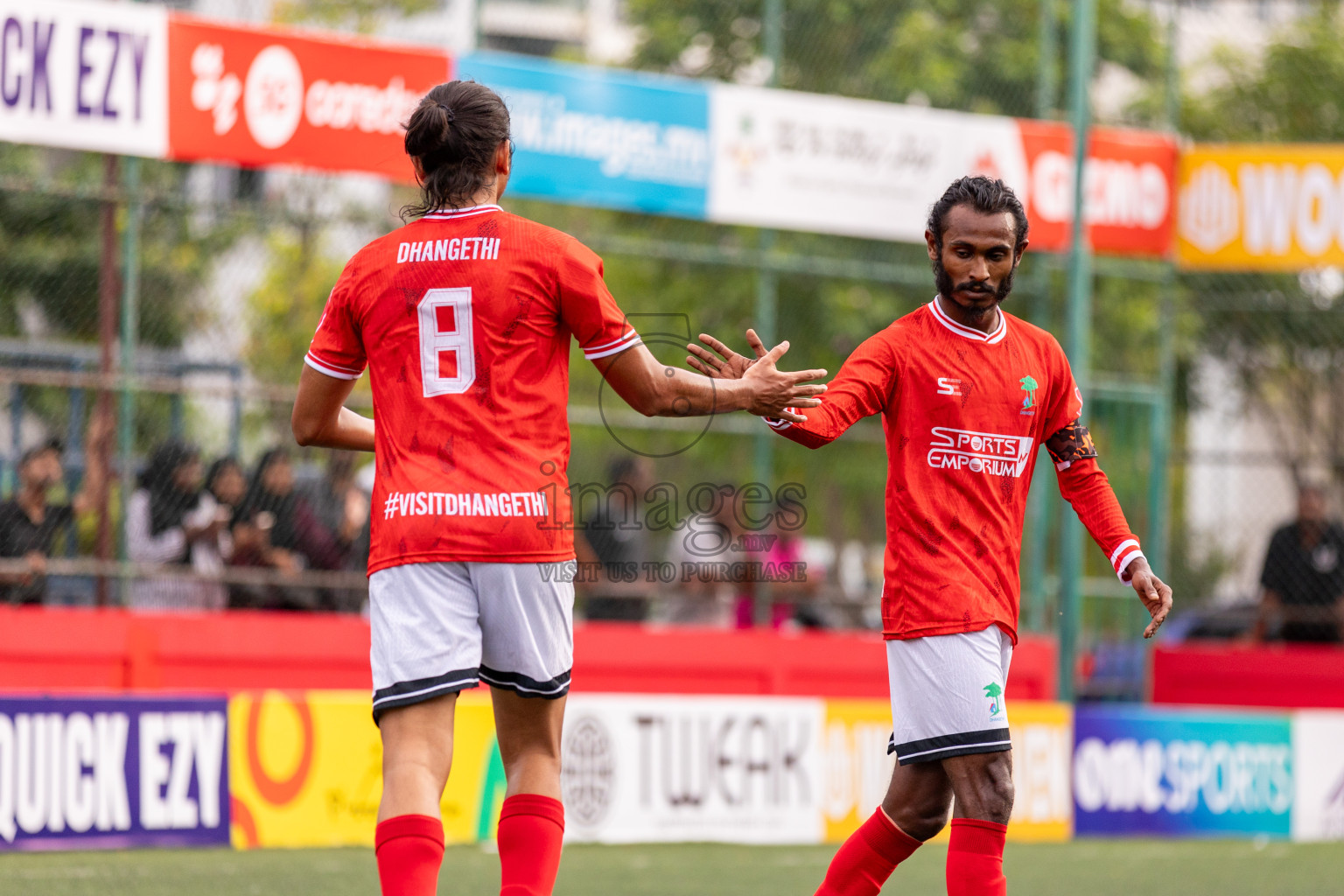 ADh Kunburudhoo VS ADh Dhangethi in Day 6 of Golden Futsal Challenge 2025 on Friday, 6th January 2025, in Hulhumale', Maldives 
Photos: Hassan Simah / images.mv