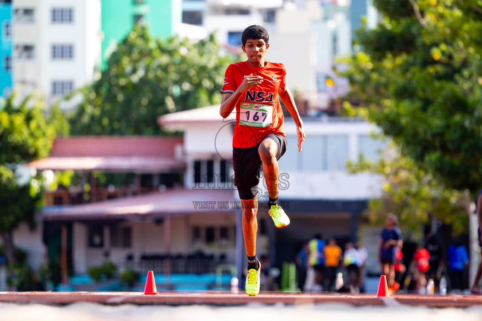 Day 1 of National Athletics Championship 2025 was held at Ekuveni Running Ground in Male', Maldives on Thursday, 14th August 2025. Photos: Nausham Waheed / images.mv