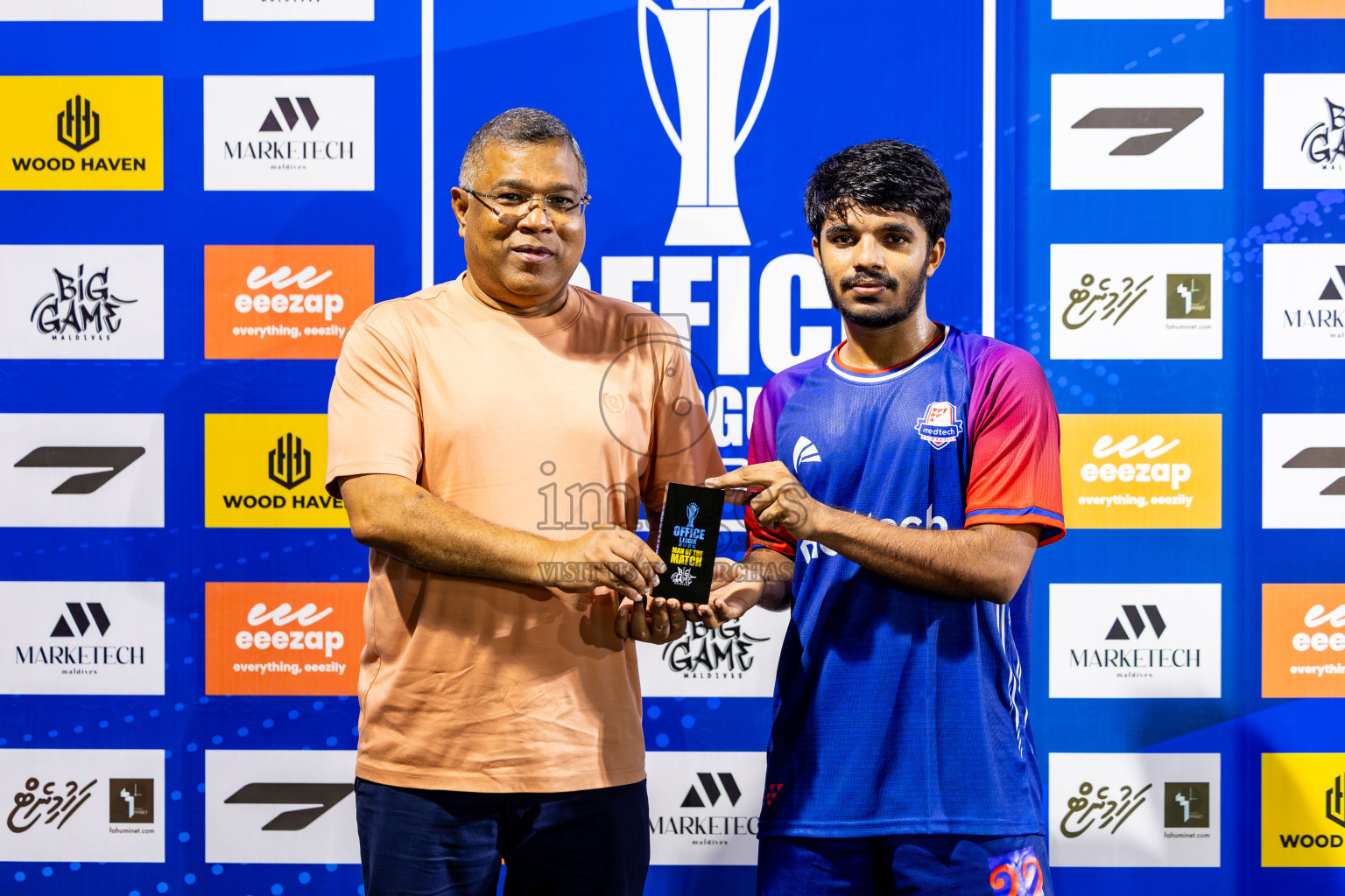 Medtech vs BML in Day 4 of Office League 2025 was held on Friday, 19th April 2025 in Hulhumale', Maldives. Photos: Nausham Waheed / images.mv