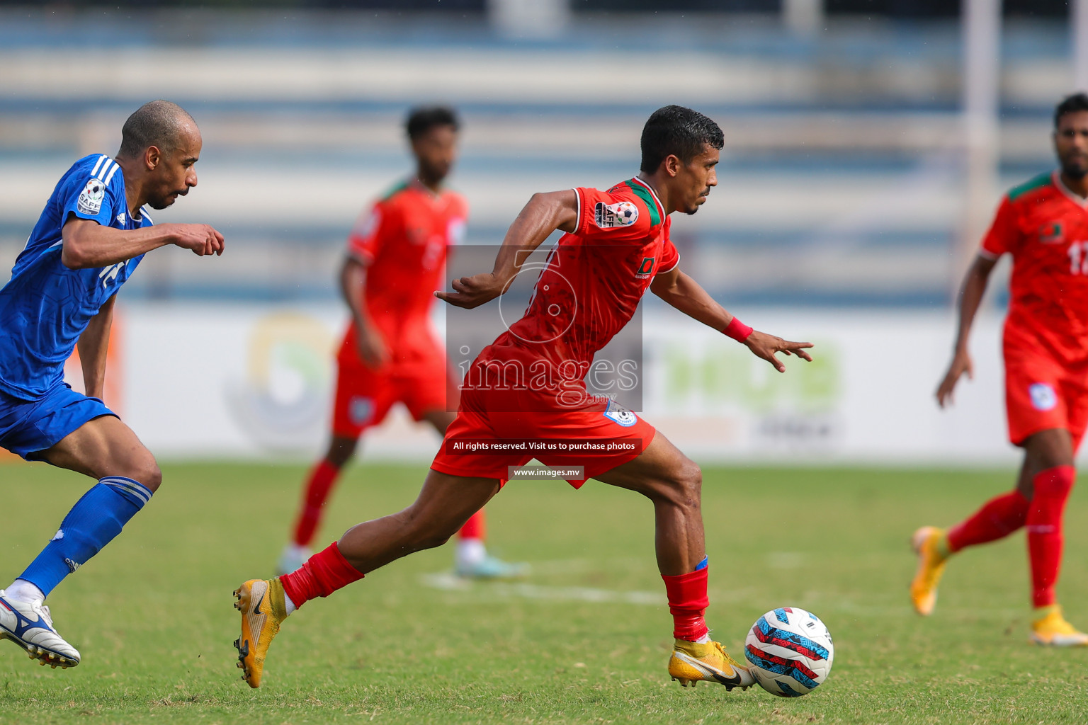 Kuwait vs Bangladesh in the Semi-final of SAFF Championship 2023 held in Sree Kanteerava Stadium, Bengaluru, India, on Saturday, 1st July 2023. Photos: Nausham Waheed, Hassan Simah / images.mv