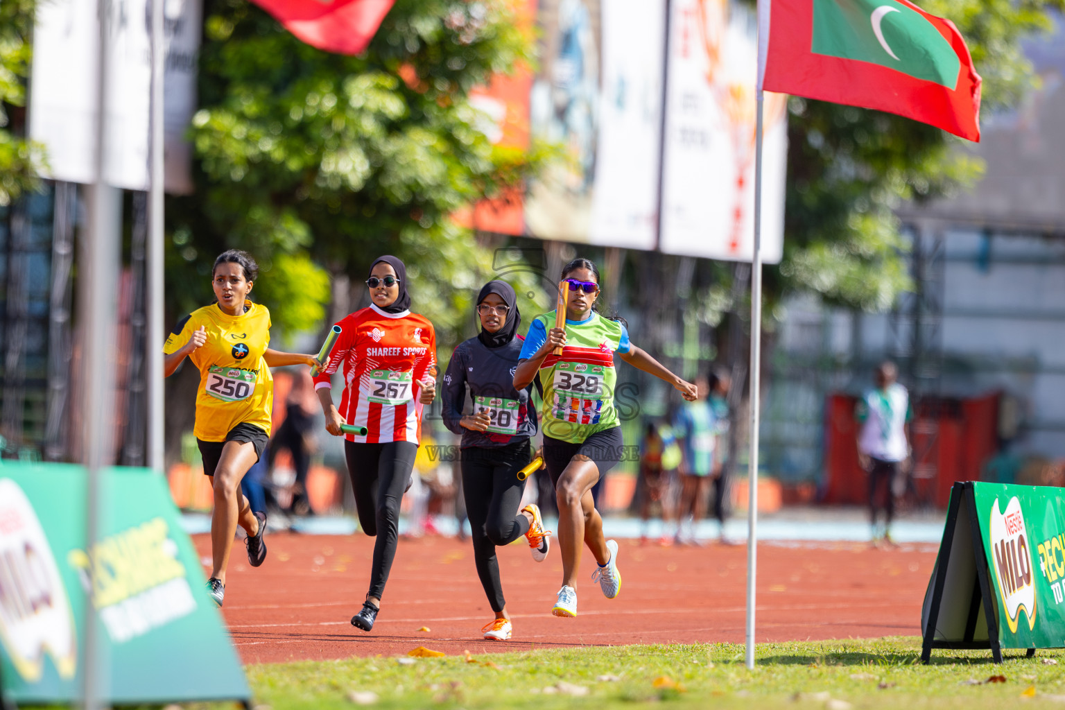 Day 3 of 12th Milo Association Championships was held in Ekuveni Track at Male', Maldives on Saturday, 26th April 2025. Photos: Ismail Thoriq / images.mv