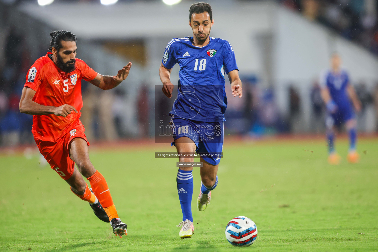 Kuwait vs India in the Final of SAFF Championship 2023 held in Sree Kanteerava Stadium, Bengaluru, India, on Tuesday, 4th July 2023. Photos: Nausham Waheed / images.mv