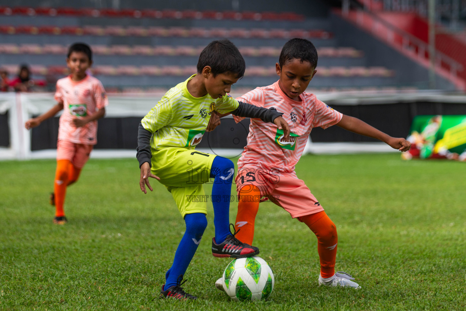 Day 2 of MILO Kids Football Fiesta was held at National Stadium in Male', Maldives on Saturday, 24th February 2024.