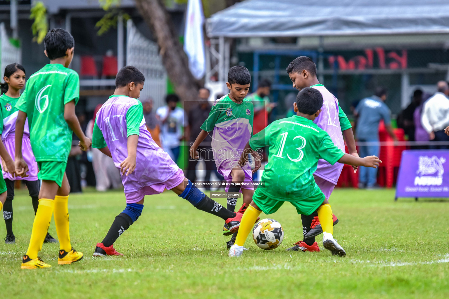 Day 1 of Milo Kids Football Fiesta 2022 was held in Male', Maldives on 19th October 2022. Photos: Nausham Waheed/ images.mv