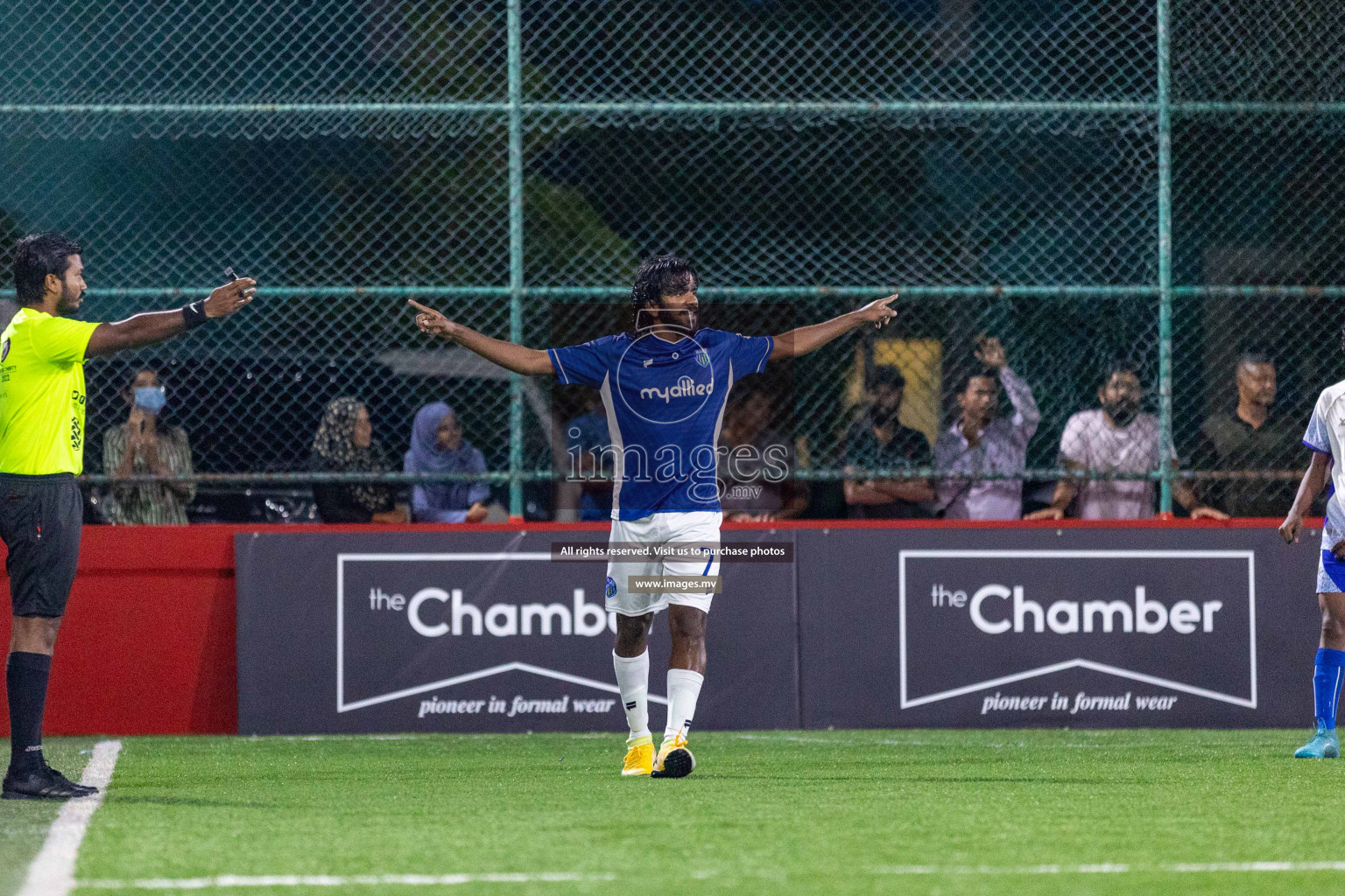 Team Allied vs Muleeaage RC in Club Maldives Cup 2022 was held in Hulhumale', Maldives on Wednesday, 12th October 2022. Photos: Ismail Thoriq/ images.mv