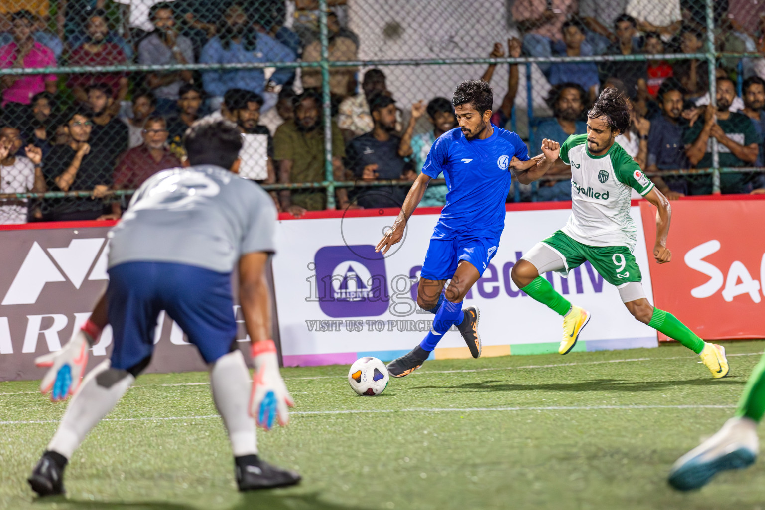 Team Allied vs Club HDC in Club Maldives Cup 2024 held in Rehendi Futsal Ground, Hulhumale', Maldives on Friday, 27th September 2024. 
Photos: Hassan Simah / images.mv