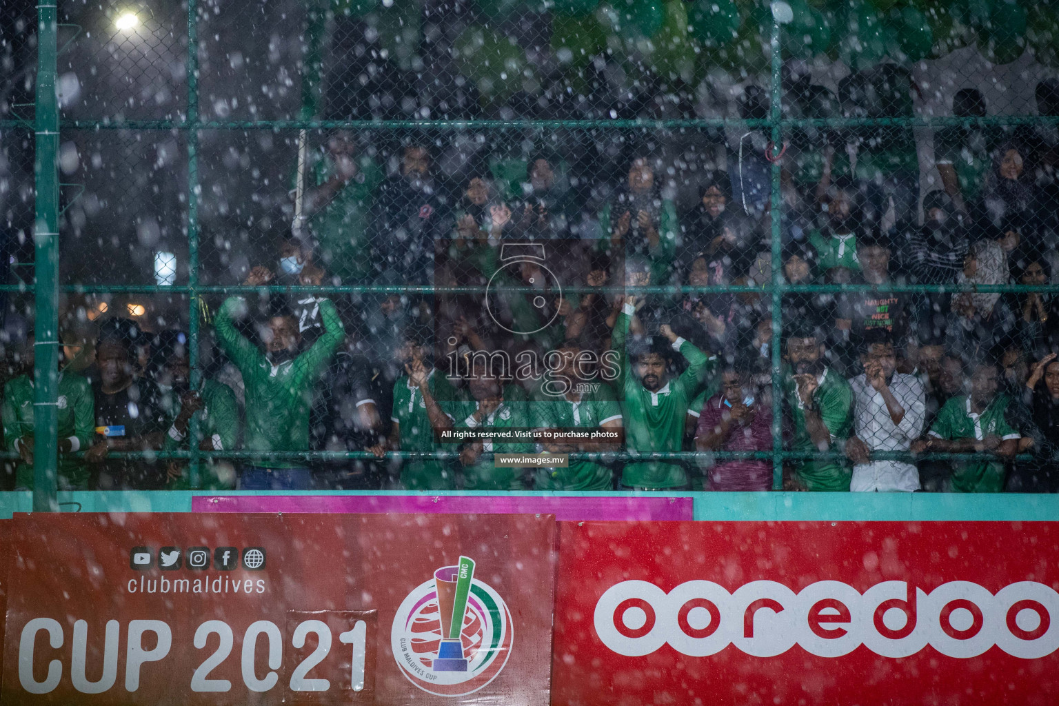 Team FSM vs Club HDC in the Quarter Finals of Club Maldives 2021 held at Hulhumale;, on 12th December 2021 Photos: Ismail Thoriq / images.mv