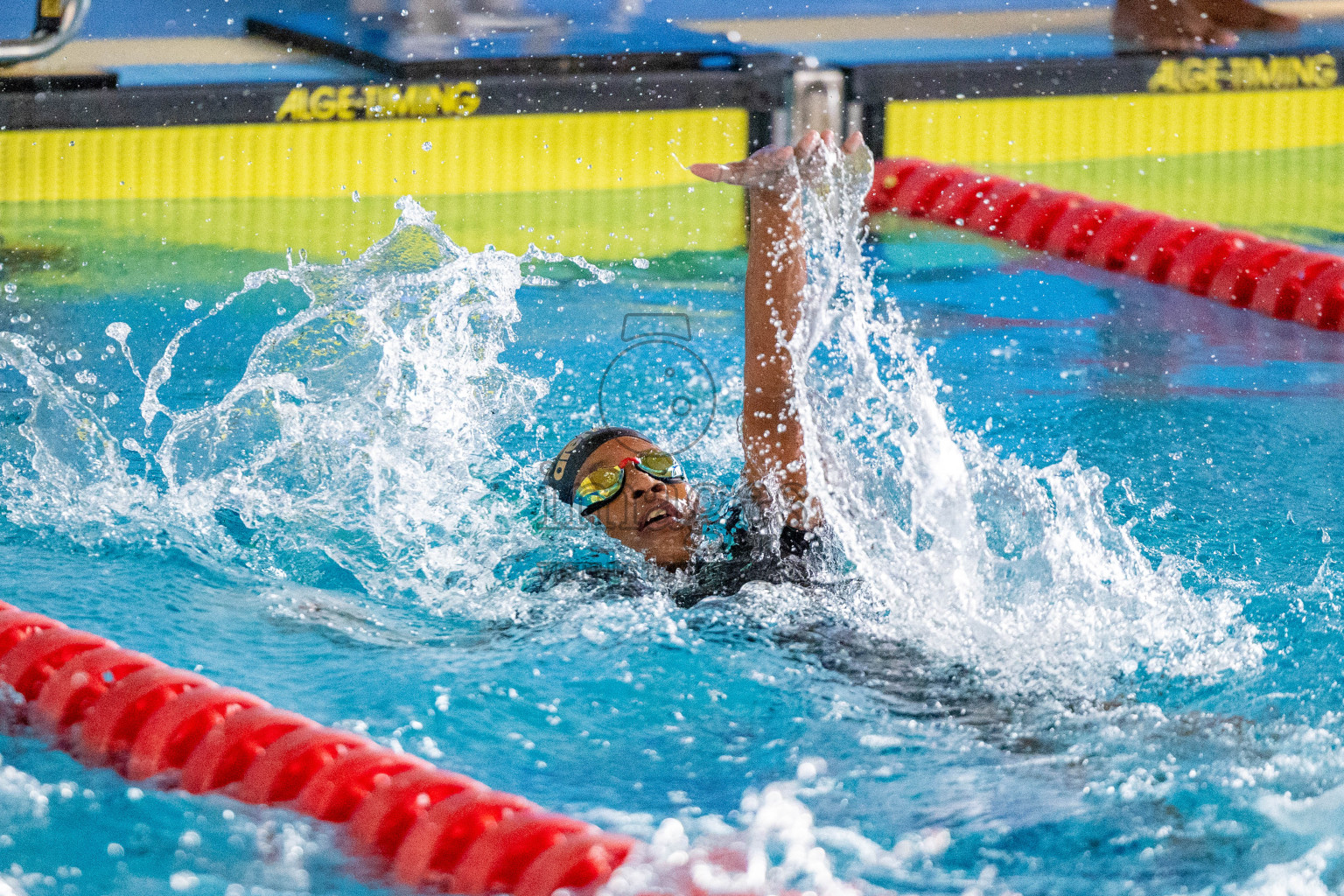 Day 4 of 20th Inter-school Swimming Competition 2024 held in Hulhumale', Maldives on Tuesday, 15th October 2024. Photos: Ismail Thoriq / images.mv