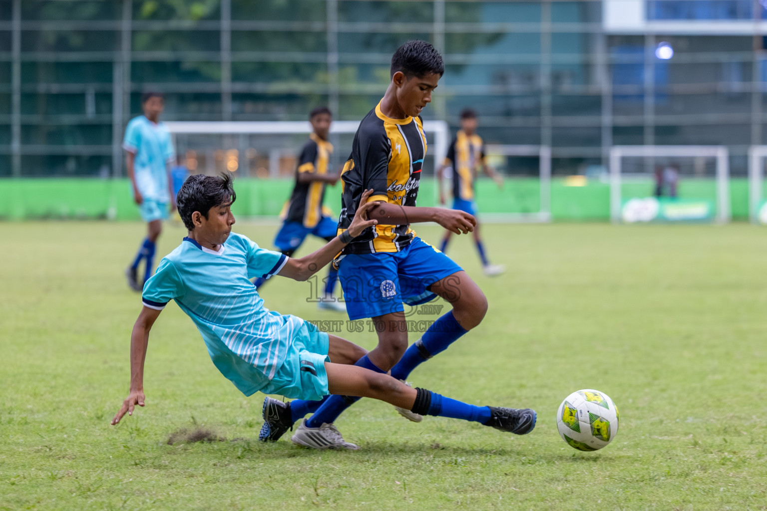 Day 2 of MILO Academy Championship 2025 (U14) was held on Friday, 31st October 2025 at Henveiru Football Grounds, Male', Maldives . 
Photos: Hassan Simah / images.mv