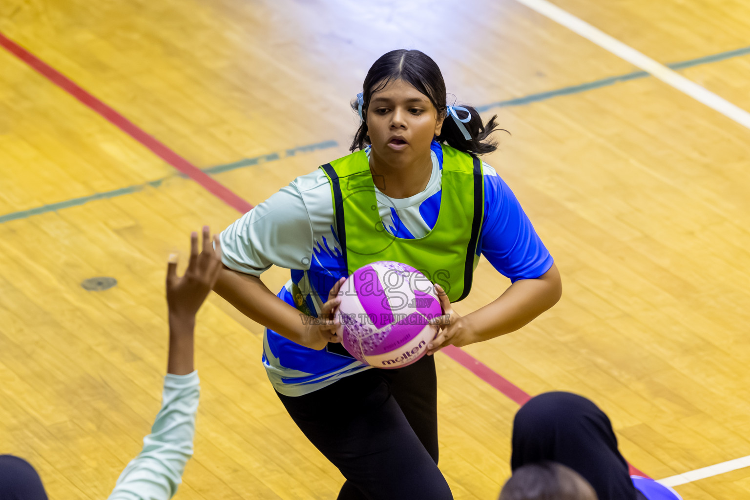 United Unity SV vs SC Shinning Star in Day 2 of 24th Milo Netball Association Championship held in Social Center at Male', Maldives on Tuesday, 2nd September 2025. Photos: Nausham Waheed / images.mv