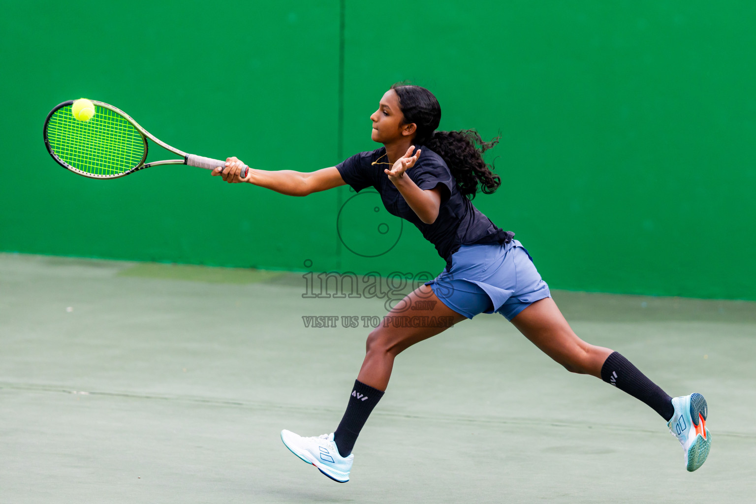 Day 1 of ATF Maldives Junior Open Tennis was held in Male' Tennis Court, Male', Maldives on Monday, 9th December 2024. Photos: Nausham Waheed / images.mv