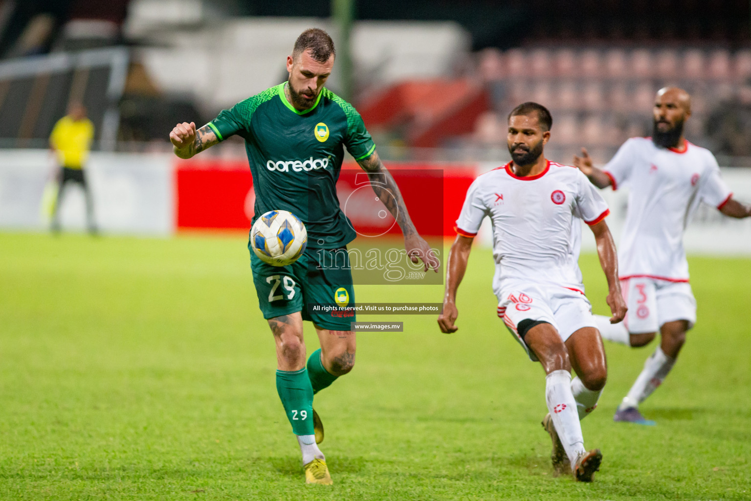 Maziya Sports & Recreation vs Buru Sports Club in President's Cup 2023, held on 20 April 2023 in National Football Stadium, Male', Maldives Photos: Hassan Simah, Mohamed Mahfooz