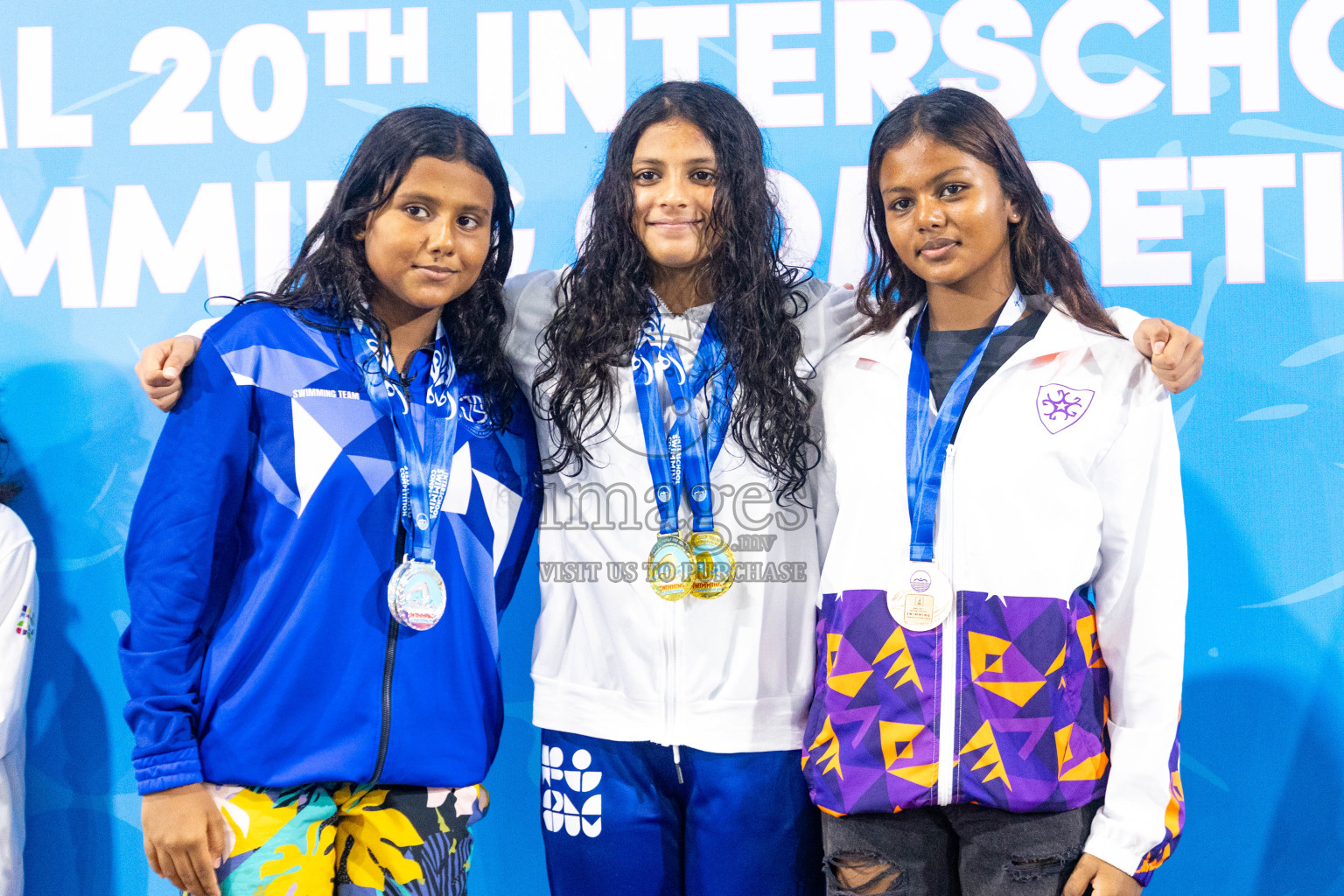 Day 4 of 20th Inter-school Swimming Competition 2024 held in Hulhumale', Maldives on Tuesday, 15th October 2024. Photos: Ismail Thoriq / images.mv