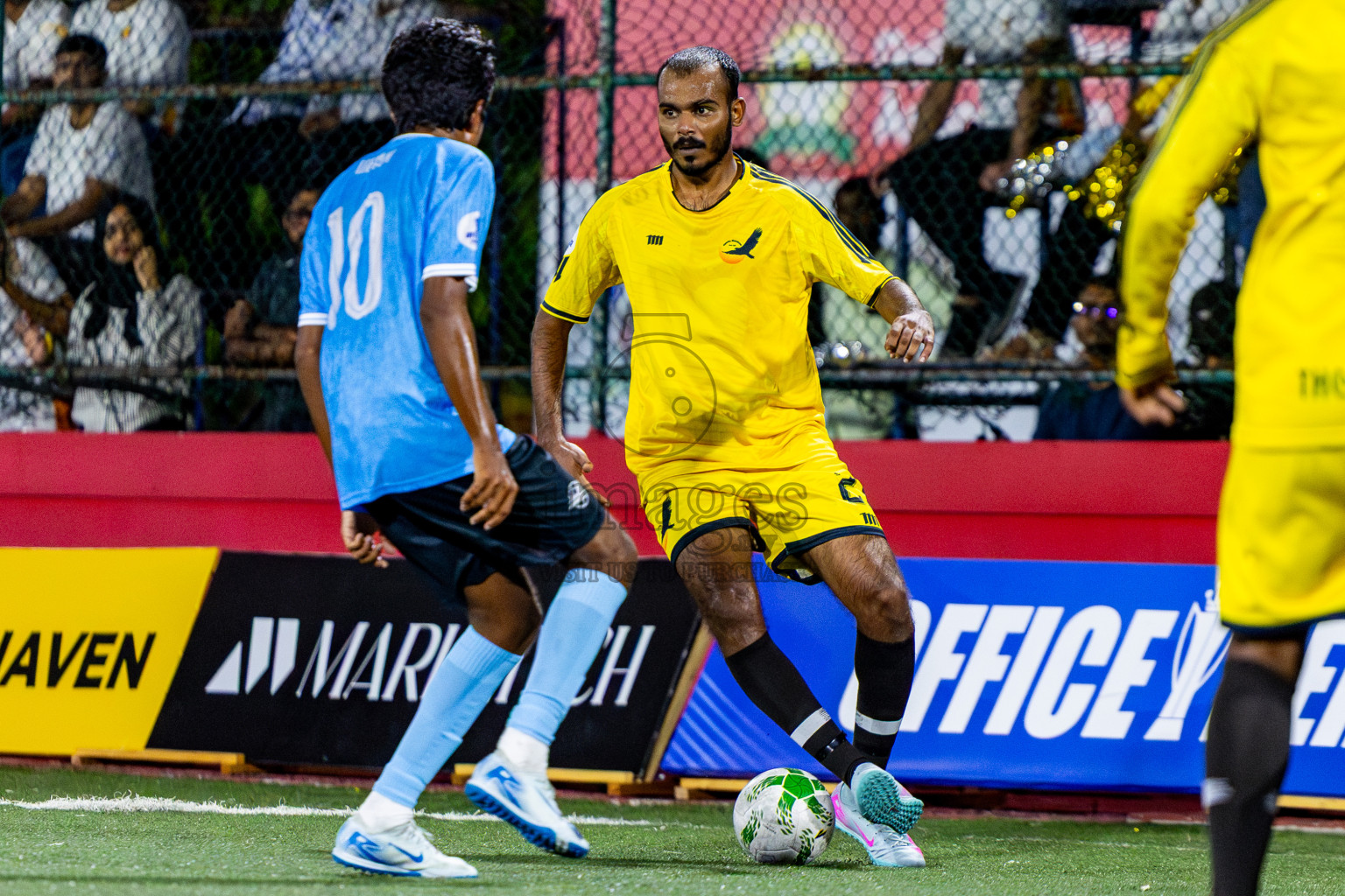 Smart Own FC vs The Hawks in Day 10 of Office League 2025 was held on Friday, 25th April 2025 in Hulhumale', Maldives. Photos: Nausham Waheed / images.mv