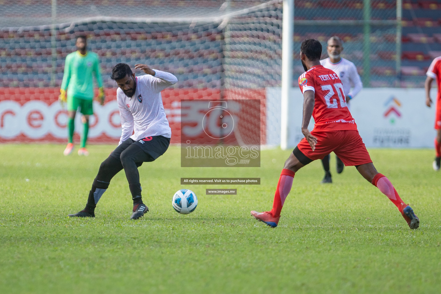 Tent Sports Club vs Club PK in 2nd Division 2022 on 13th July 2022, held in National Football Stadium, Male', Maldives  Photos: Hassan Simah / Images.mv