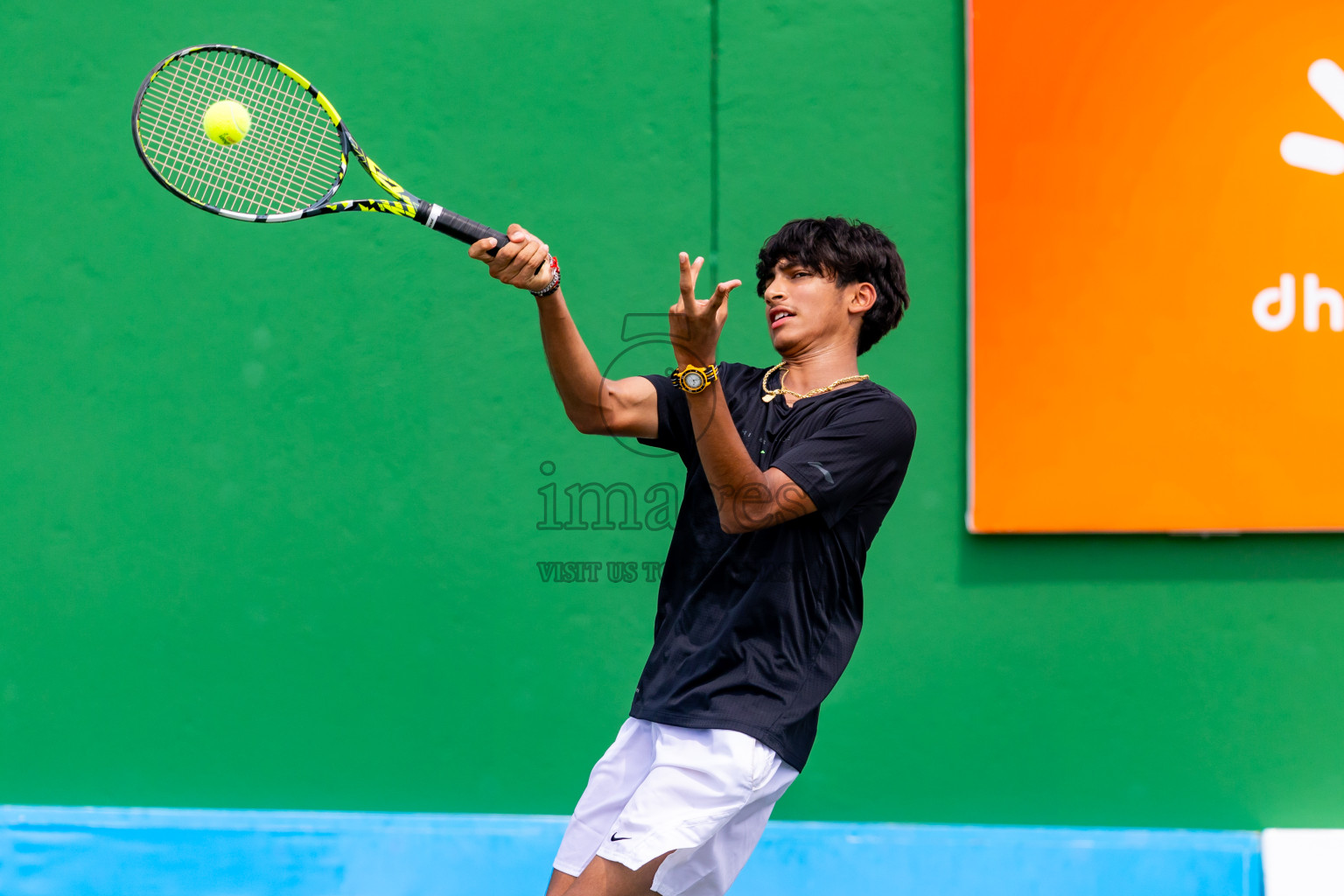 Day 2 of ATF Maldives Junior Open Tennis was held in Male' Tennis Court, Male', Maldives on Tuesday, 10th December 2024. Photos: Nausham Waheed / images.mv