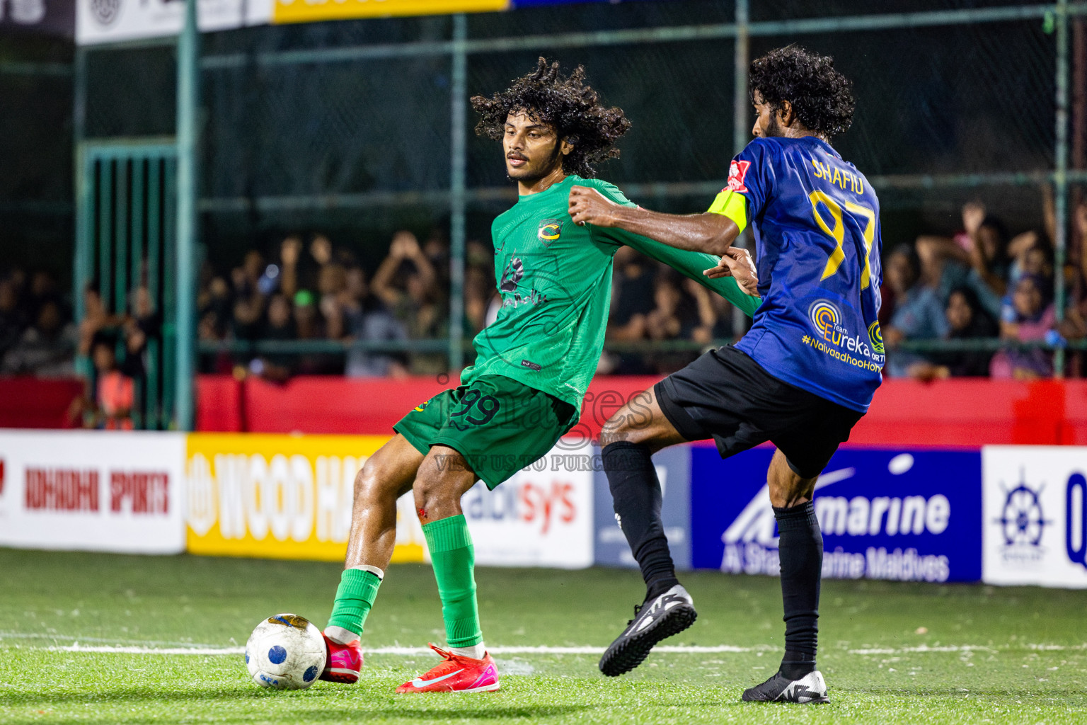 HA Vashafaru vs HDh Naivaadhoo in zone round on Day 31 of Golden Futsal Challenge 2025 was held on Tuesday , 4th February 2025, in Hulhumale', Maldives. Photos: Nausham Waheed / images.mv