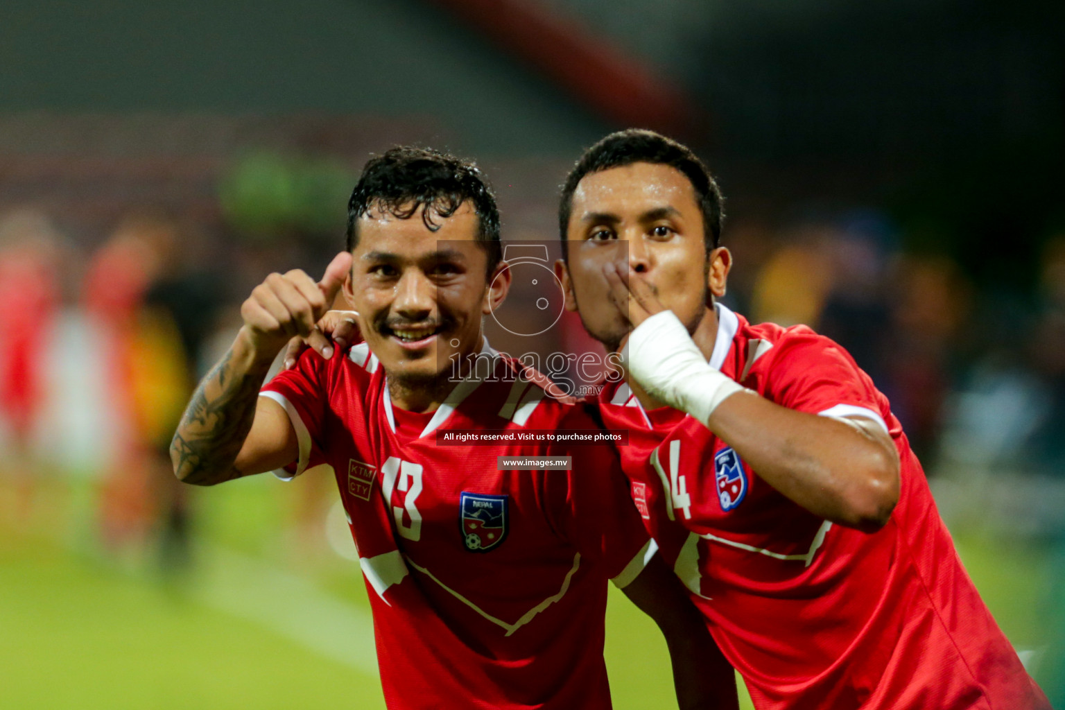 Nepal vs Sri Lanka in SAFF Championship 2021 held on 4th October 2021 in Galolhu National Stadium, Male', Maldives