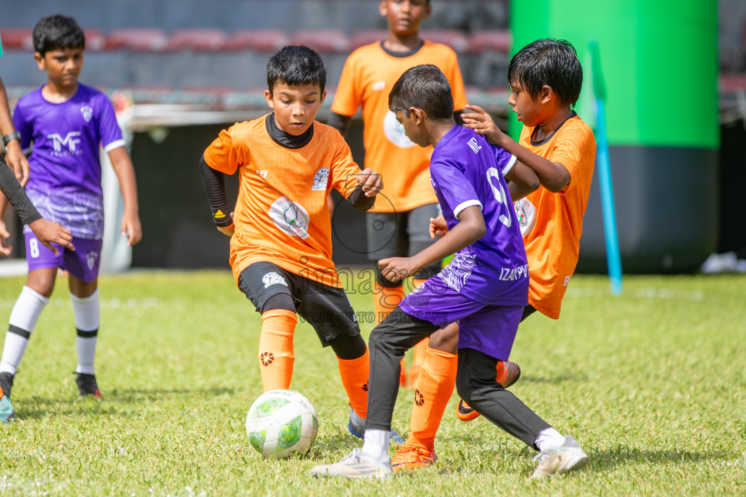 Day 2 of Under 10 MILO Academy Championship 2024 was held at National Stadium in Male', Maldives on Friday, 27th April 2024. Photos: Mohamed Mahfooz Moosa / images.mv