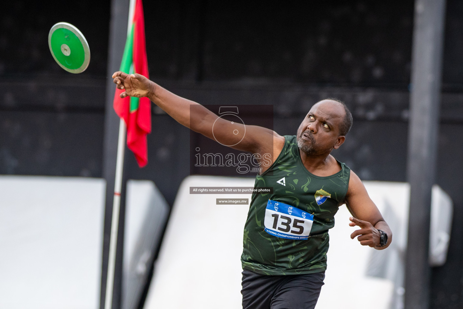 Day 2 of National Athletics Championship 2023 was held in Ekuveni Track at Male', Maldives on Friday, 24th November 2023. Photos: Hassan Simah / images.mv