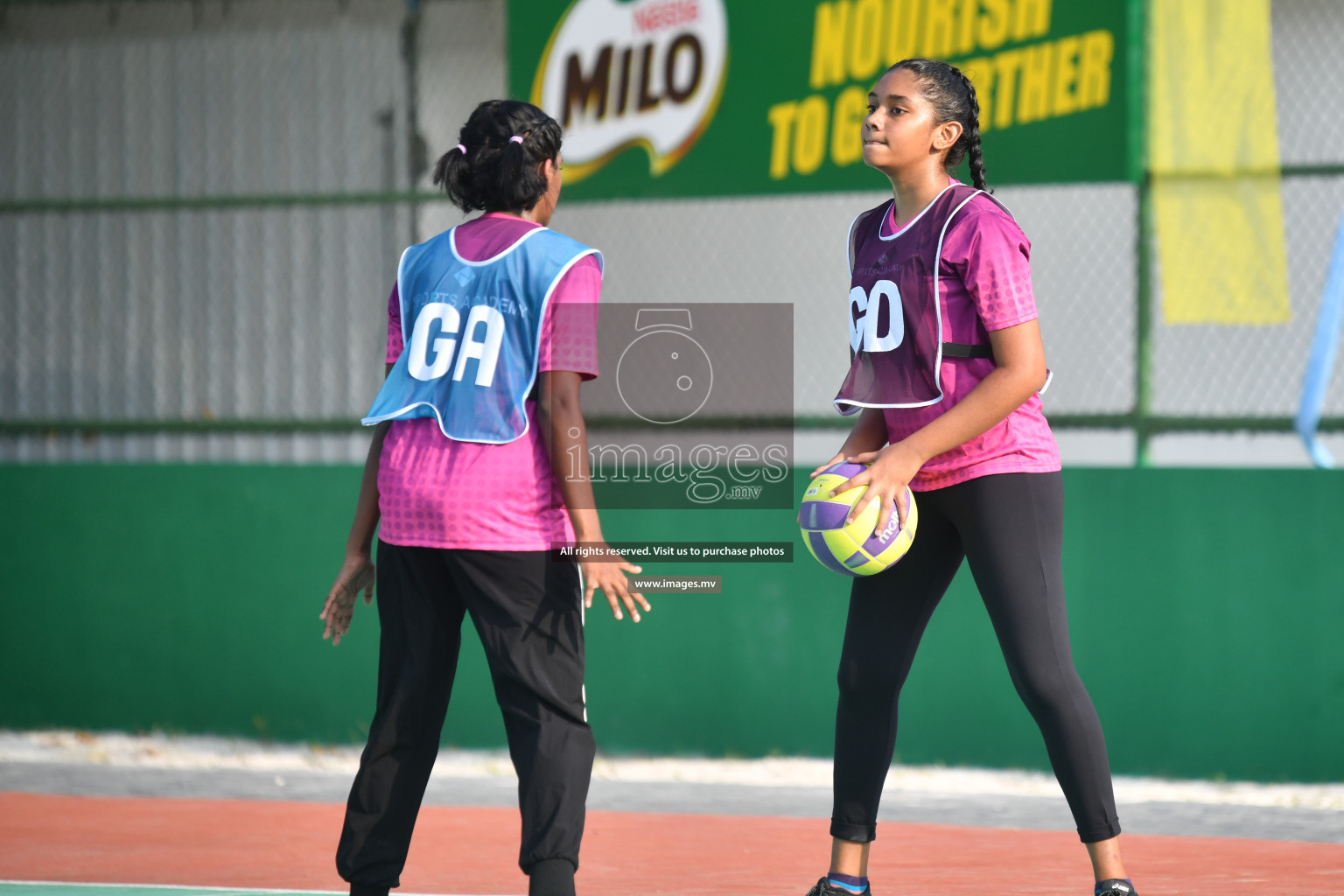 Day 1 of Junior Netball Championship 2022 on 5 March 2022 held in Male', Maldives. Photos by Nausham Waheed.