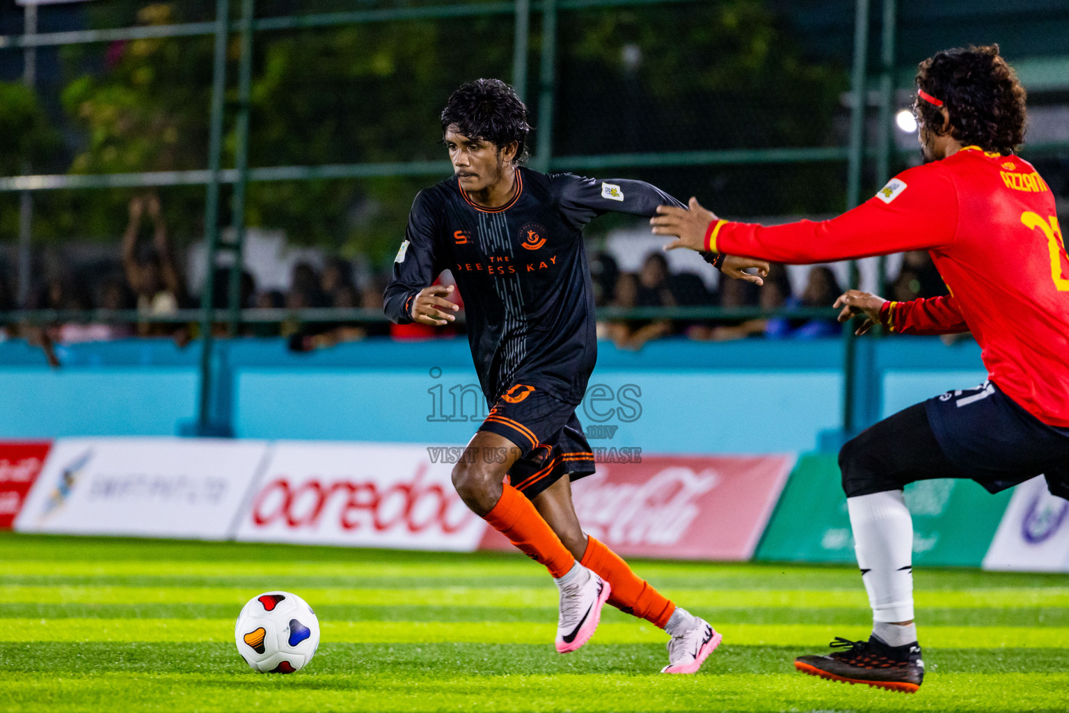 Dee Ess Kay vs Kovigoani in Final of Laamehi Dhiggaru Ekuveri Futsal Challenge 2024 was held on Wednesday, 31st July 2024, at Dhiggaru Futsal Ground, Dhiggaru, Maldives Photos: Nausham Waheed / images.mv