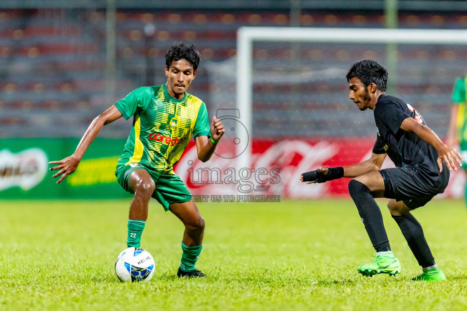 Maziya SRC vs Club Eagles in Day 4 of Under 19 Youth Championship 2024 was held at National Stadium in Male', Maldives on Thursday, 13th June 2024. Photos: Nausham Waheed / images.mv