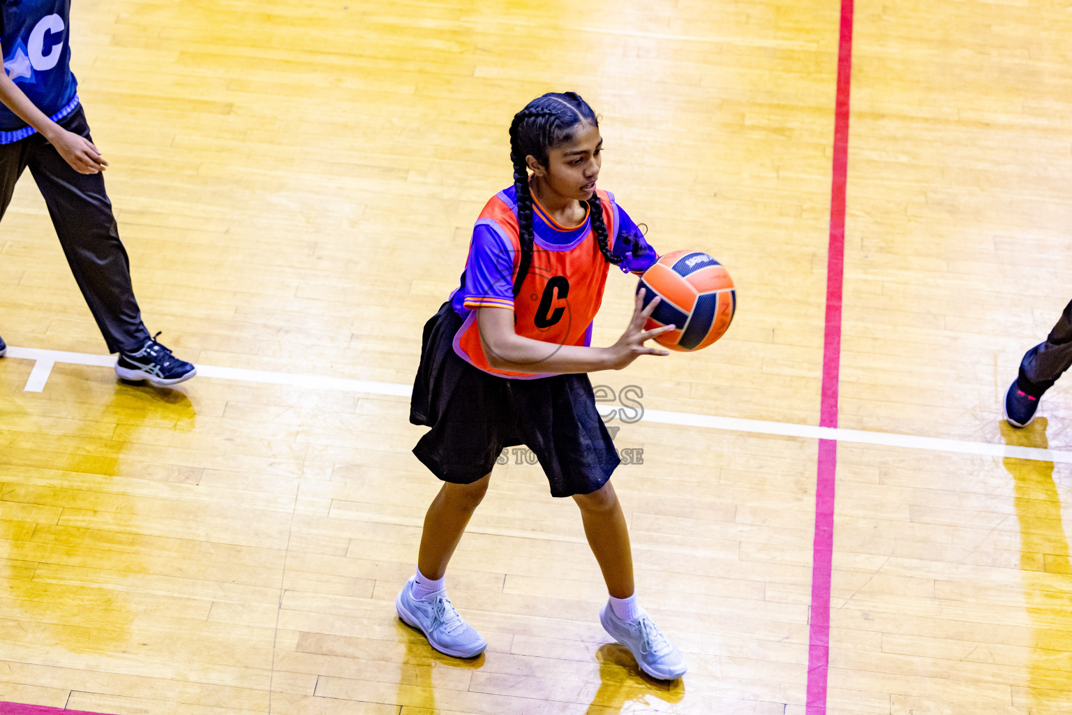 Day 10 of 25th Inter-School Netball Tournament was held in Social Center at Male', Maldives on Tuesday, 20th August 2024. Photos: Nausham Waheed / images.mv