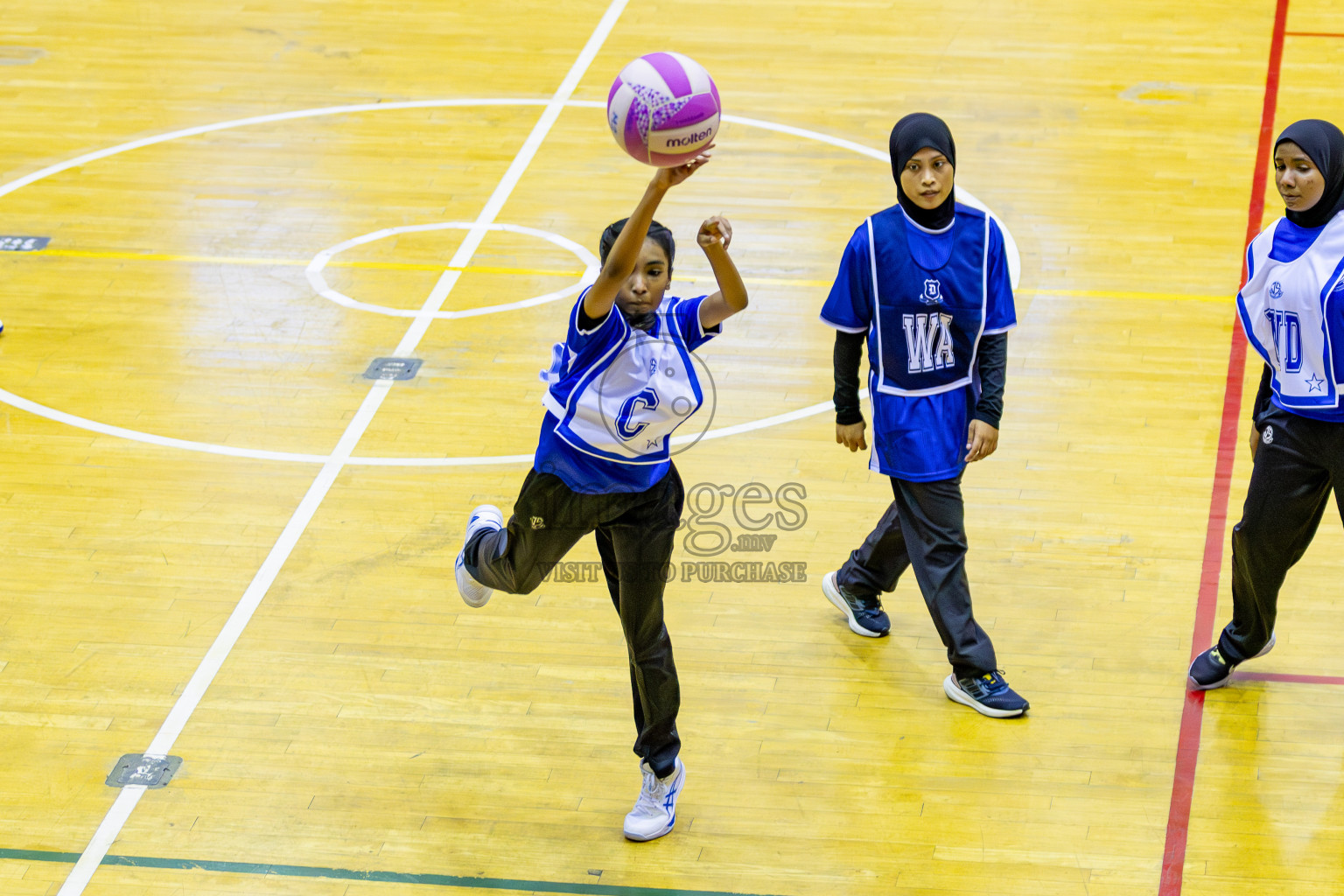Day 4 of Inter-School Netball Tournament 2025 was held in Social Center Indoor Hall on Tuesday, 21th October 2025. Photos: Areef Adam / images.mv