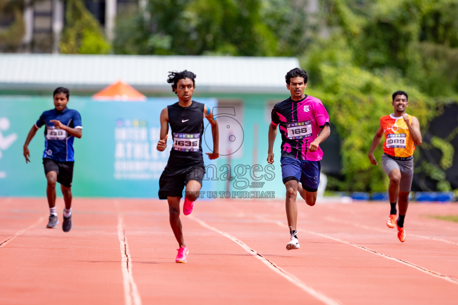 Day 3 of MWSC Interschool Athletics Championships 2024 held in Hulhumale Running Track, Hulhumale, Maldives on Monday, 11th November 2024. 
Photos by: Hassan Simah / Images.mv