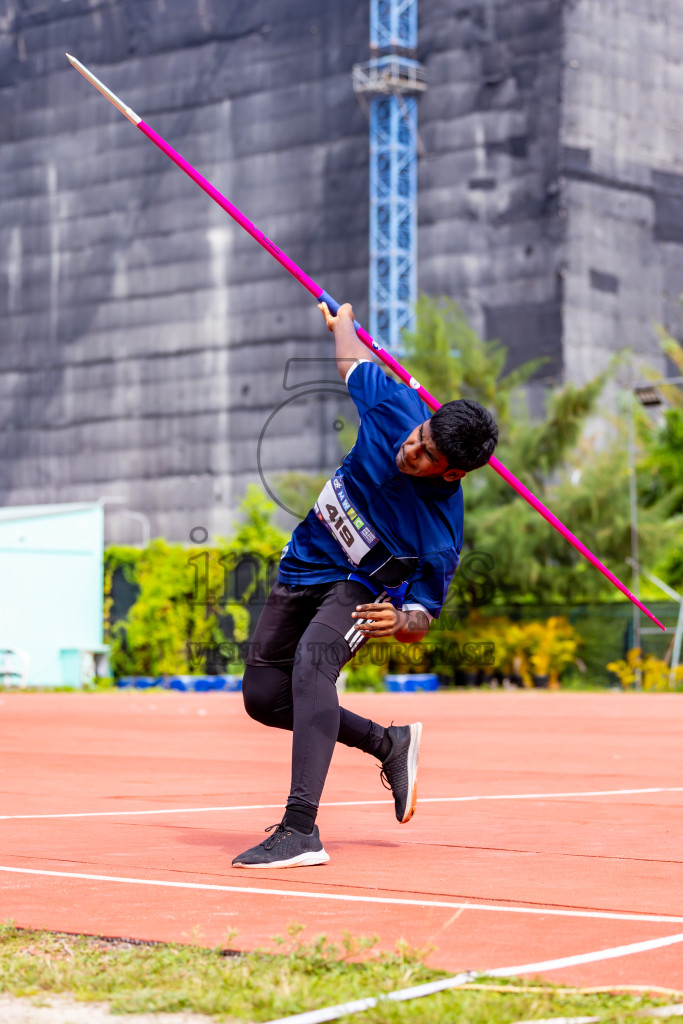 Day 5 of MWSC Interschool Athletics Championships 2024 held in Hulhumale Running Track, Hulhumale, Maldives on Wednesday, 13th November 2024. Photos by: Nausham Waheed / Images.mv