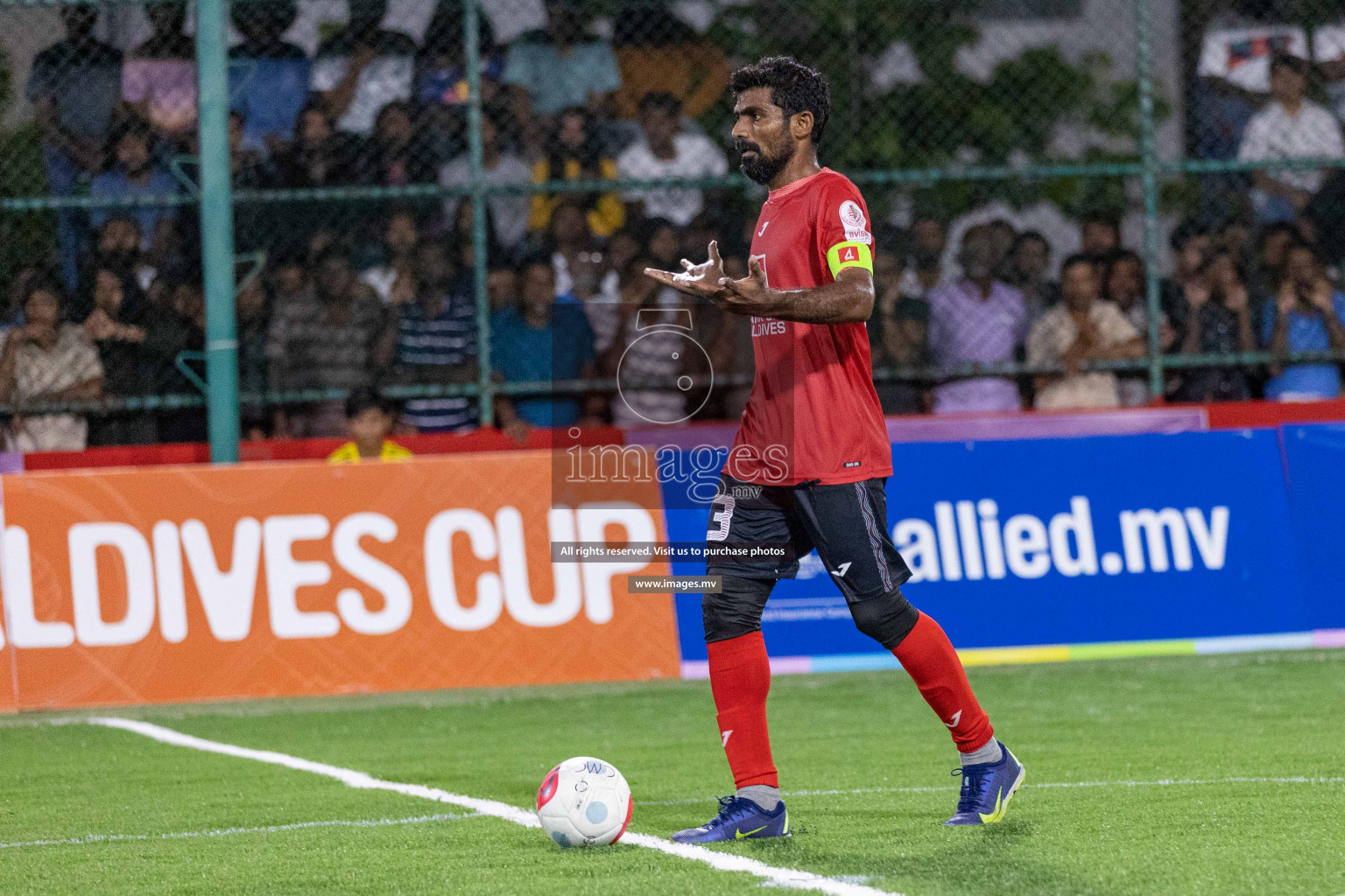 Team Fenaka vs United BML in Club Maldives Cup 2022 was held in Hulhumale', Maldives on Sunday, 9th October 2022. Photos: Ismail Thoriq / images.mv