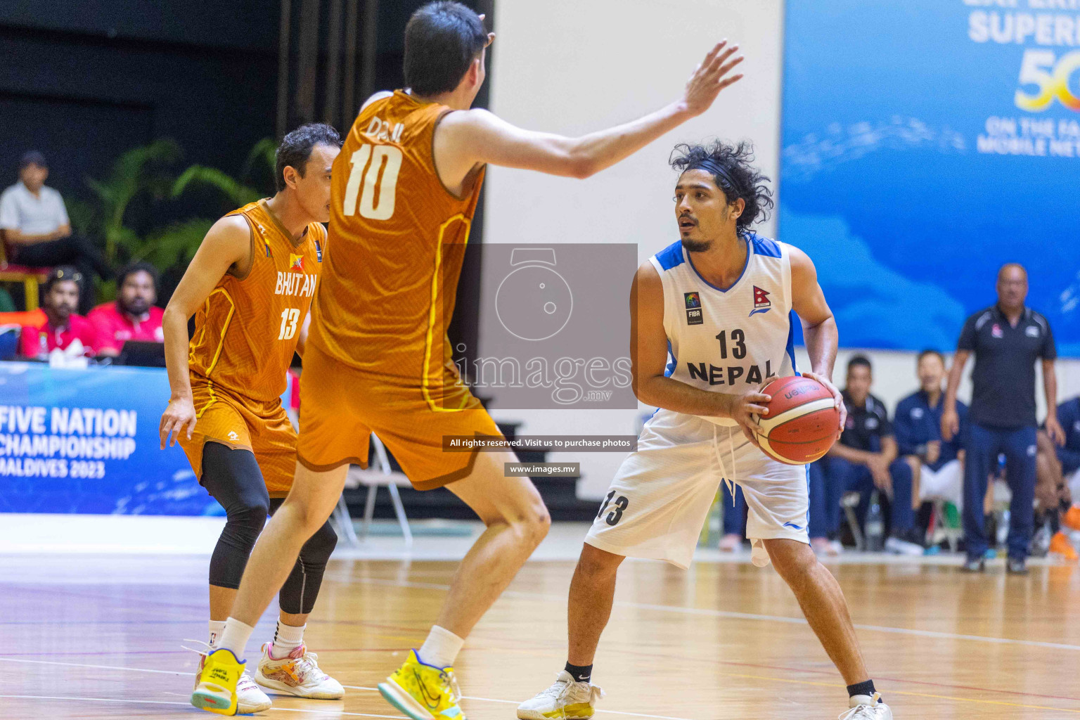 Bhutan vs Nepal in the semi final of Five Nation Championship 2023 was held in Social Center, Male', Maldives on Tuesday, 20th June 2023. Photos: Ismail Thoriq / images.mv