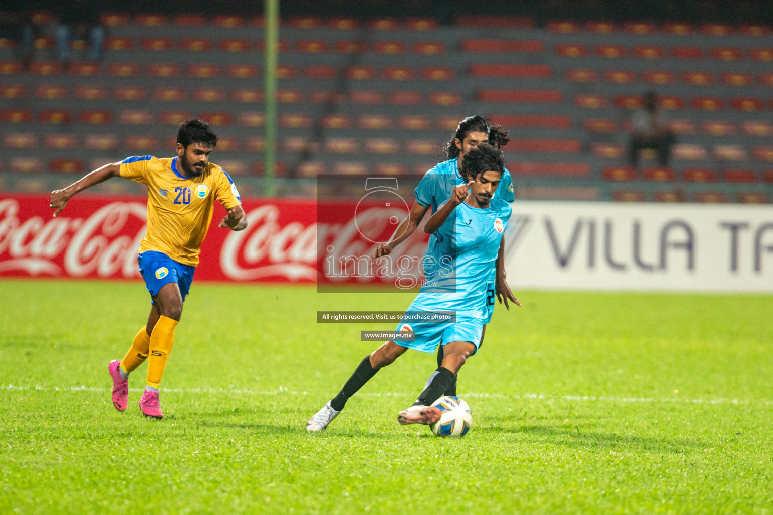 Club Valencia vs United Victory in the President's Cup 2021/2022 held in Male', Maldives on 19 December 2021