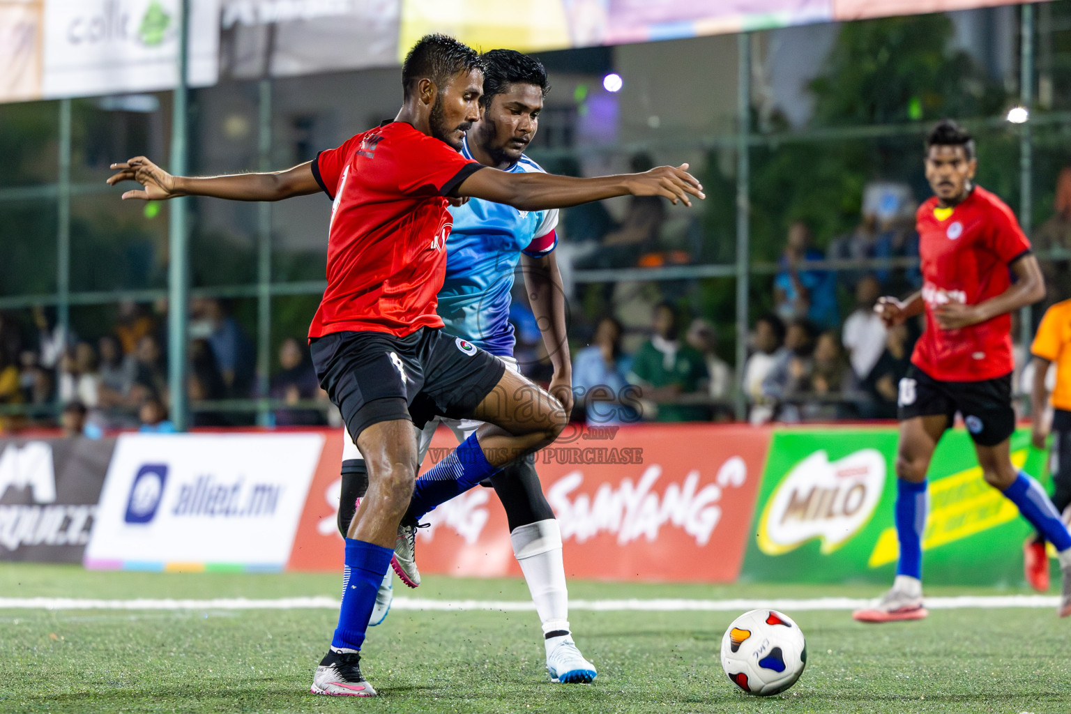 AVSEC vs POLICE in Club Maldives Cup 2024 held in Rehendi Futsal Ground, Hulhumale', Maldives on Tuesday, 24th September 2024. Photos: Shuu/ images.mv