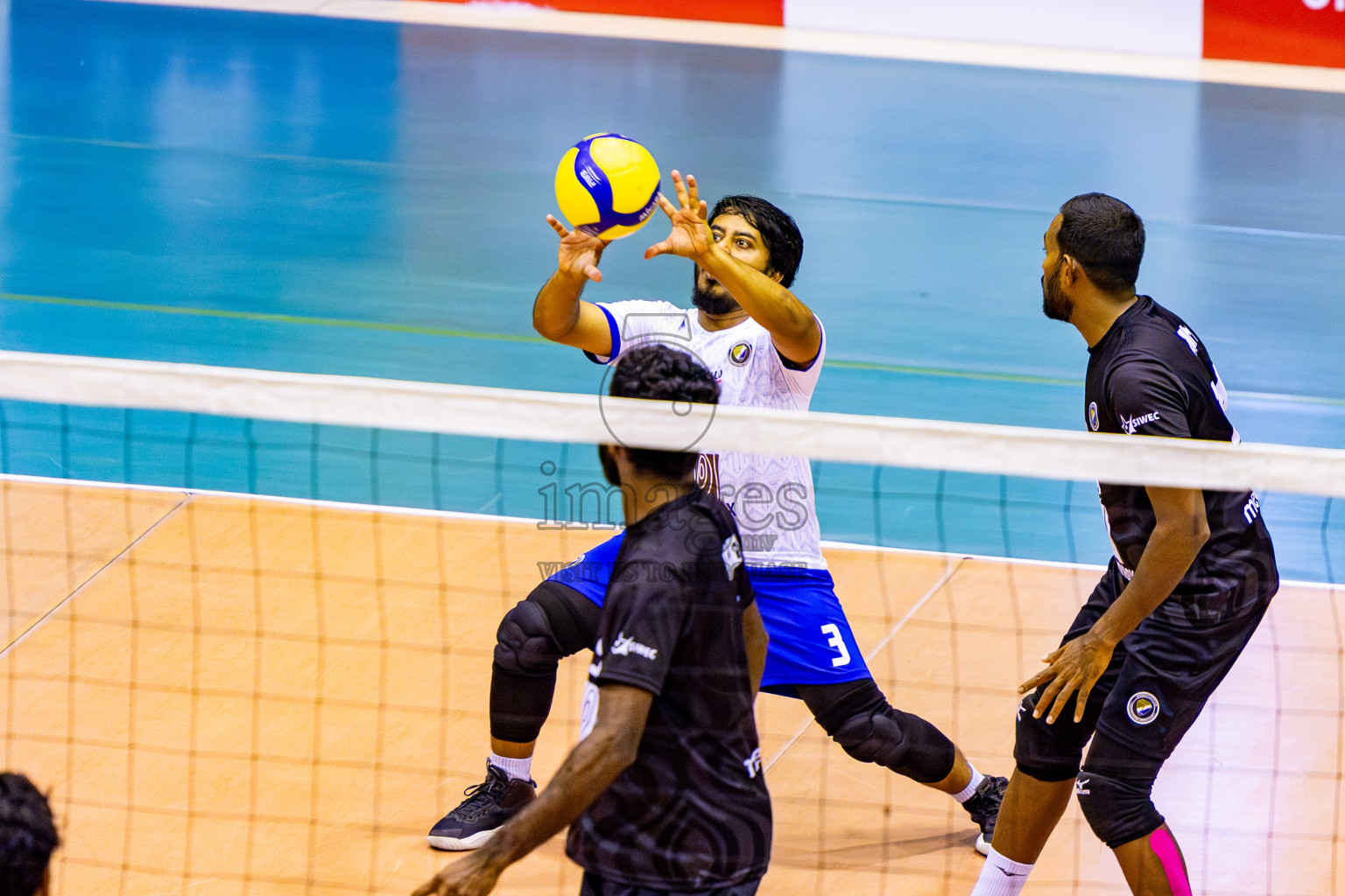 Sports Club City vs Dhivehi Sifainge Club in Semi Final of MILO VAM Cup 2024 Men's Division was held in Social Center Indoor Hall on Friday, 1st September 2024. Photos: Nausham Waheed / images.mv