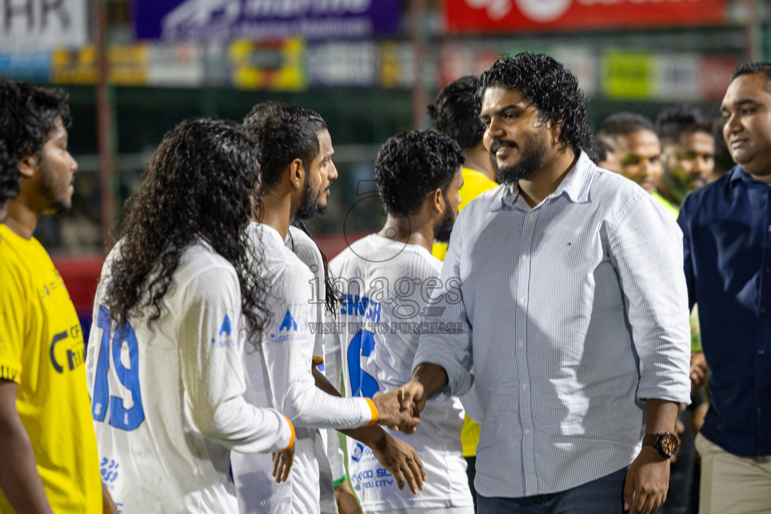 S. Hithadhoo VS S. Maradhoo in Day 7 of Golden Futsal Challenge 2025 was held on Saturday, 11th January 2025, in Hulhumale', Maldives Photos: Hassan Simah / images.mv