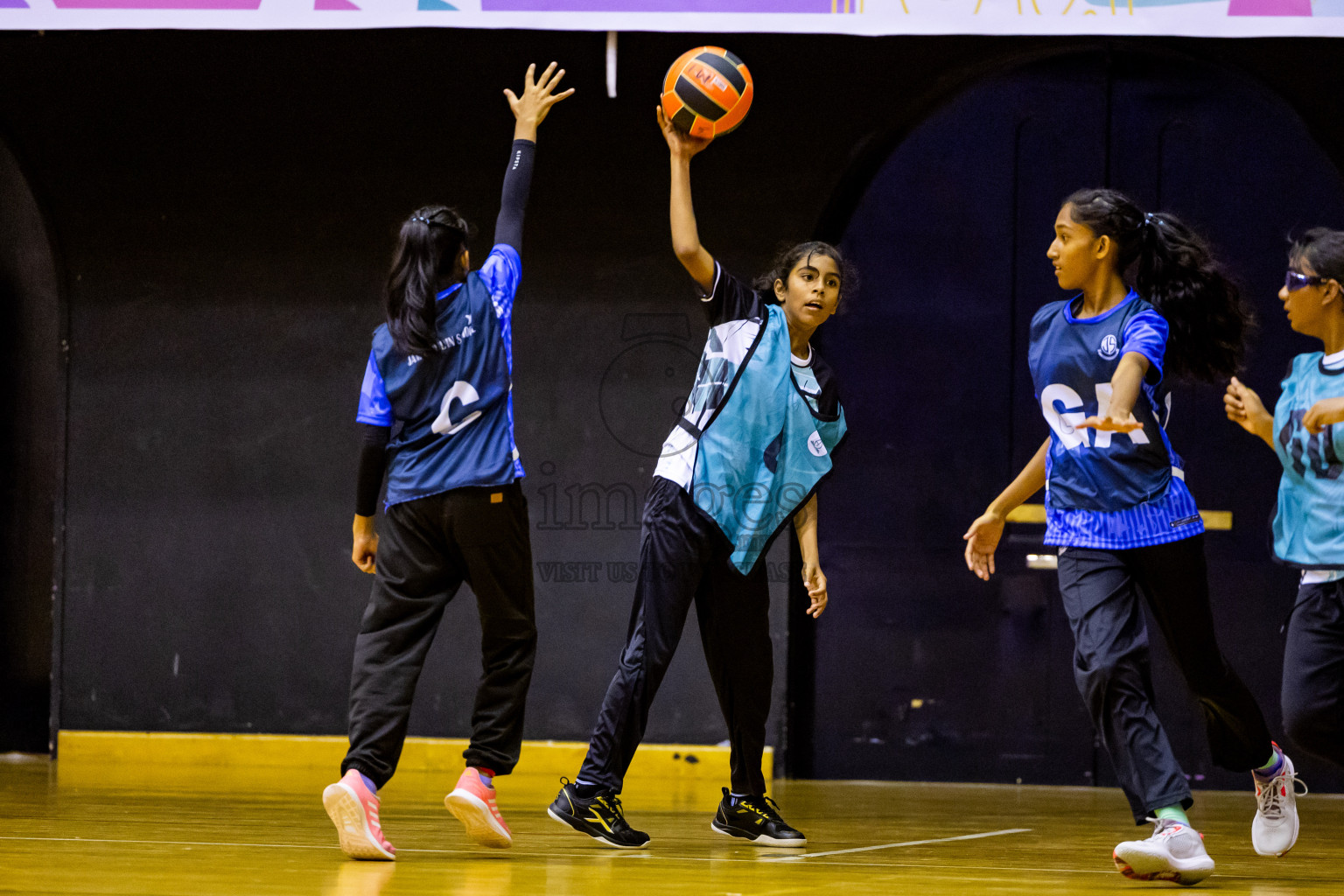 Day 2 of 25th Inter-School Netball Tournament was held in Social Center at Male', Maldives on Saturday, 10th August 2024. Photos: Nausham Waheed / images.mv