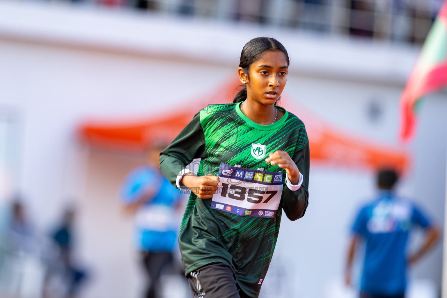 Day 2 of MWSC Interschool Athletics Championships 2024 held in Hulhumale Running Track, Hulhumale, Maldives on Sunday, 10th November 2024. Photos by: Ismail Thoriq / Images.mv