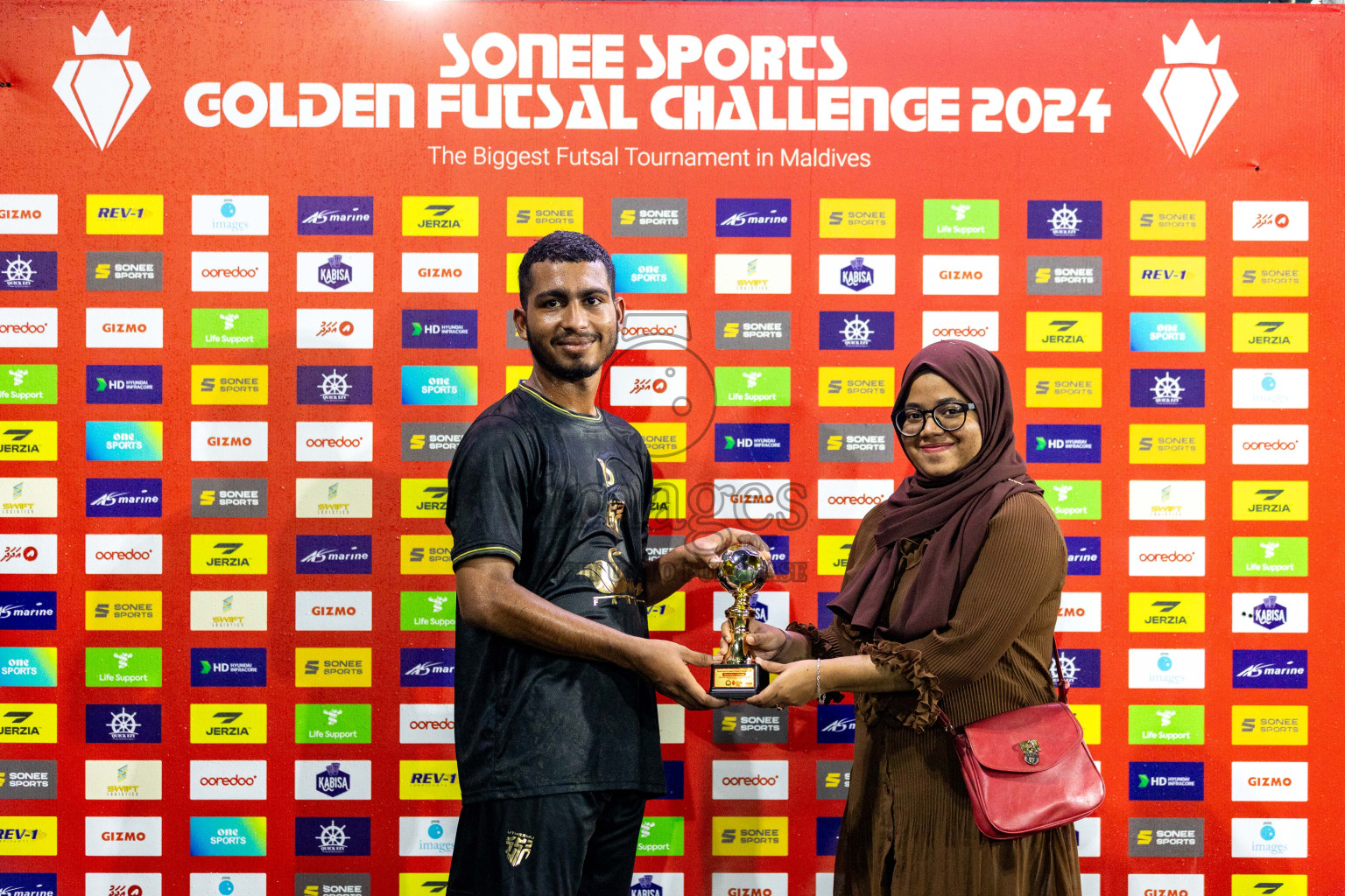 HA Maarandhoo vs HA Utheem in Day 17 of Golden Futsal Challenge 2024 was held on Wednesday, 31st January 2024, in Hulhumale', Maldives Photos: Hassan Simah / images.mv