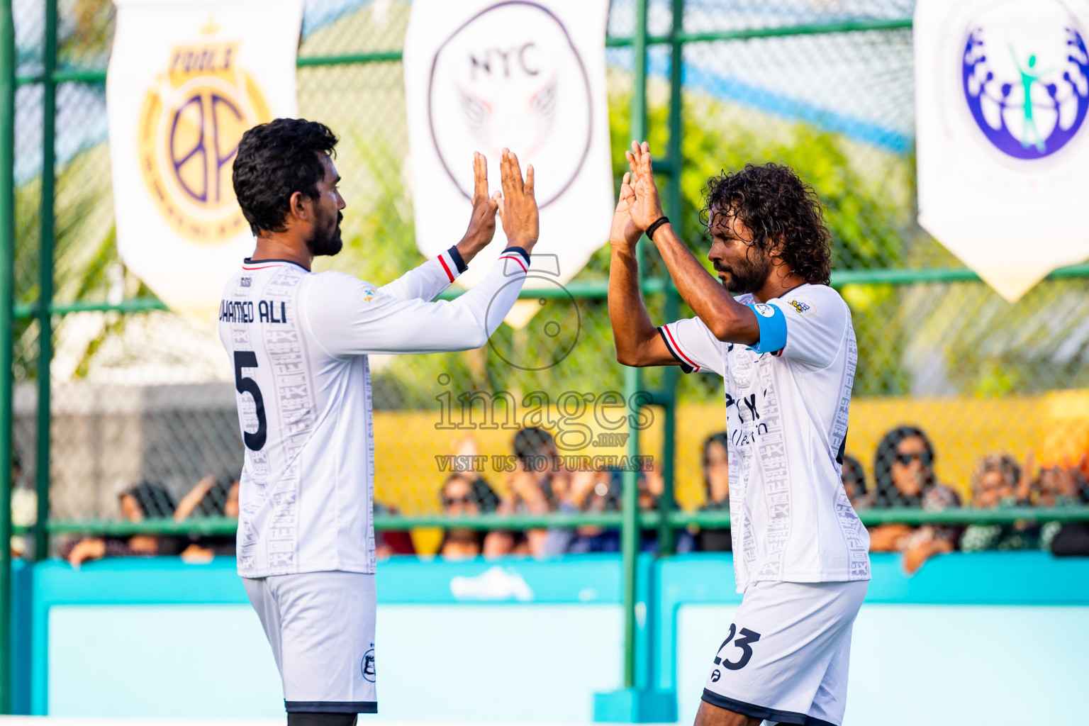 Kovigoani vs Dee Ess Kay in Day 2 of Laamehi Dhiggaru Ekuveri Futsal Challenge 2024 was held on Saturday, 27th July 2024, at Dhiggaru Futsal Ground, Dhiggaru, Maldives Photos: Nausham Waheed / images.mv