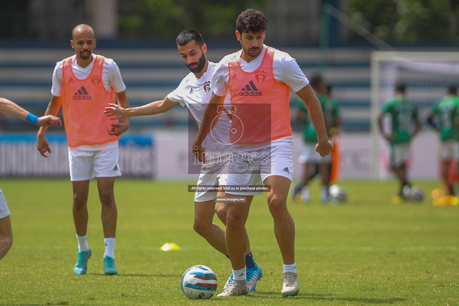 Kuwait vs Bangladesh in the Semi-final of SAFF Championship 2023 held in Sree Kanteerava Stadium, Bengaluru, India, on Saturday, 1st July 2023. Photos: Nausham Waheed, Hassan Simah / images.mv