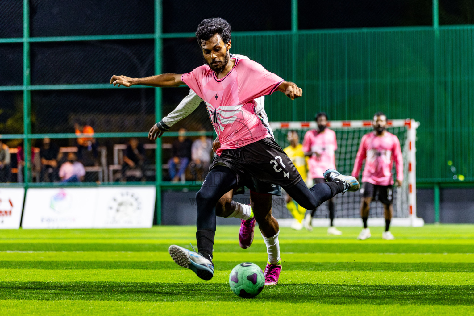 Apocalipse SC vs SDZ Juniors in Day 10 of BG Futsal Challenge 2024 was held on Thursday, 21st March 2024, in Male', Maldives Photos: Nausham Waheed / images.mv