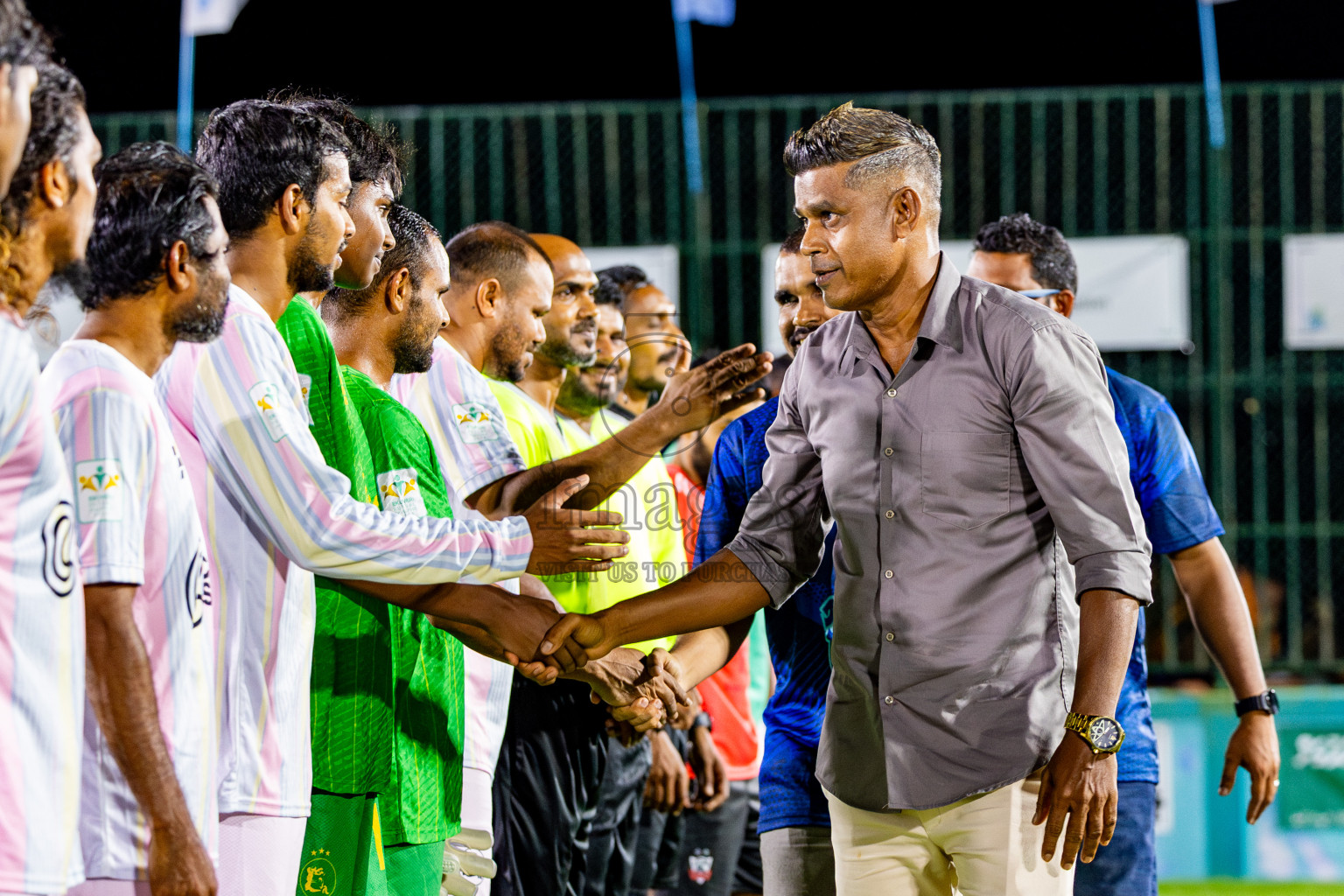 Ifhaams vs J Kovi Goani in Day 1 of Laamehi Dhiggaru Ekuveri Futsal Challenge 2025 was held on Thursday, 24th July 2025, at Dhiggaru Futsal Ground, Dhiggaru, Maldives Photos: Nausham Waheed / images.mv