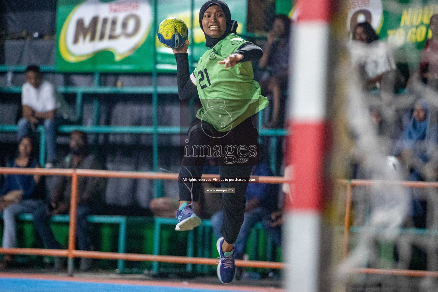 Day 9 of 6th MILO Handball Maldives Championship 2023, held in Handball ground, Male', Maldives on 28th May 2023 Photos: Nausham Waheed/ Images.mv