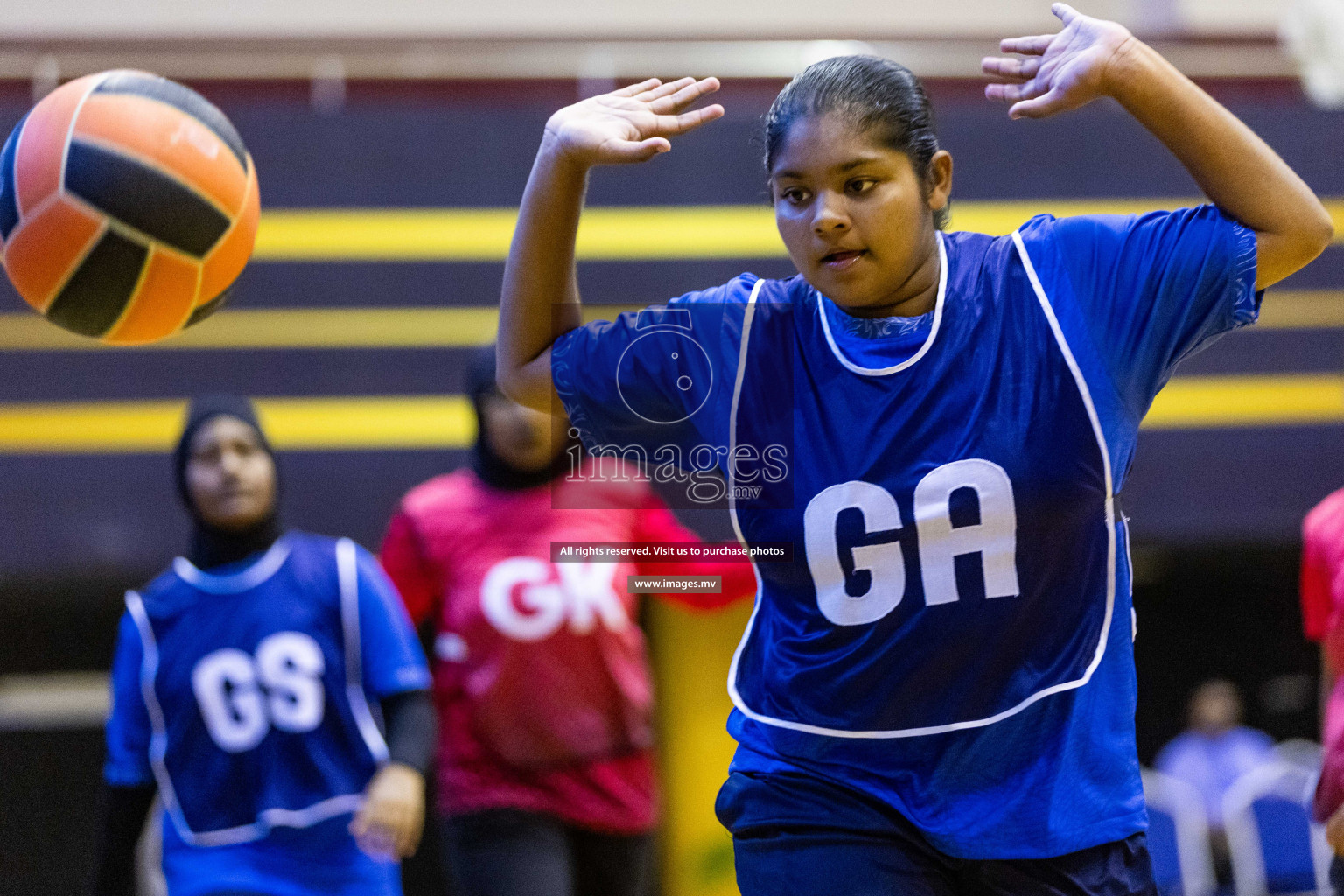 Day3 of 24th Interschool Netball Tournament 2023 was held in Social Center, Male', Maldives on 29th October 2023. Photos: Nausham Waheed, Mohamed Mahfooz Moosa / images.mv