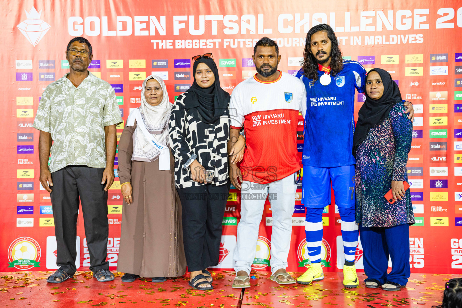 AA. Mathiveri VS AA. Thoddoo in Atoll Round Final on Day 20 of Golden Futsal Challenge 2025 was held on Thursday, 23rd January 2025, in Hulhumale', Maldives. Photos: Abdulla Abeed / images.mv