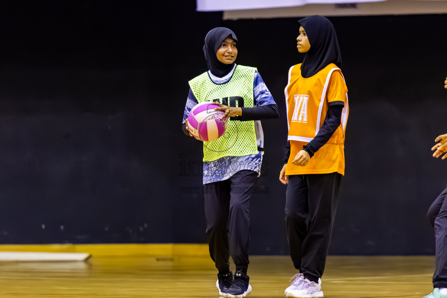 SC Skylark vs Youth United SC in Day 5 of 24th Milo Netball Association Championship held in Social Center at Male', Maldives on Friday, 5th September 2025. Photos: Nausham Waheed / images.mv