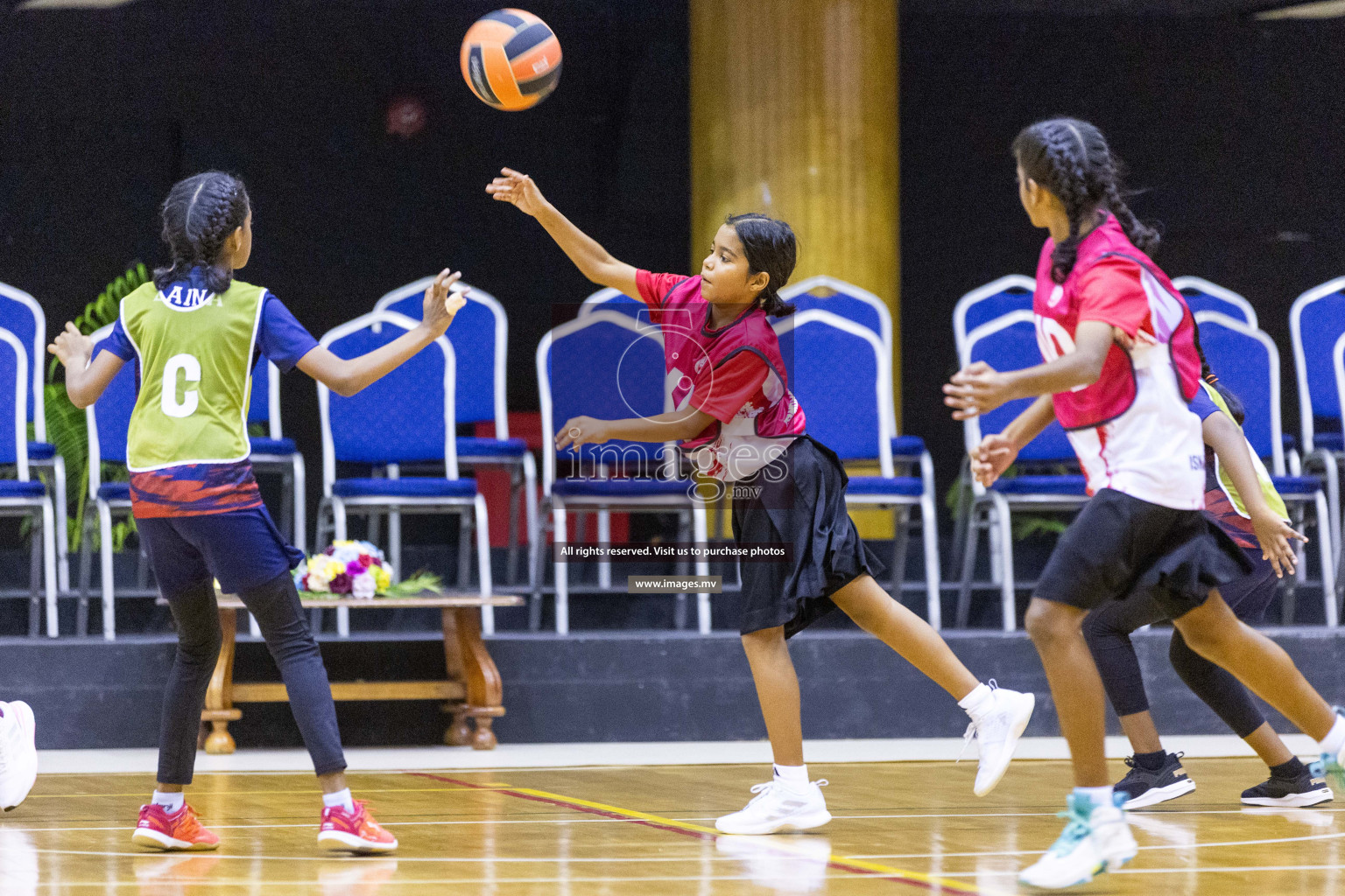 Day5 of 24th Interschool Netball Tournament 2023 was held in Social Center, Male', Maldives on 31st October 2023. Photos: Nausham Waheed / images.mv